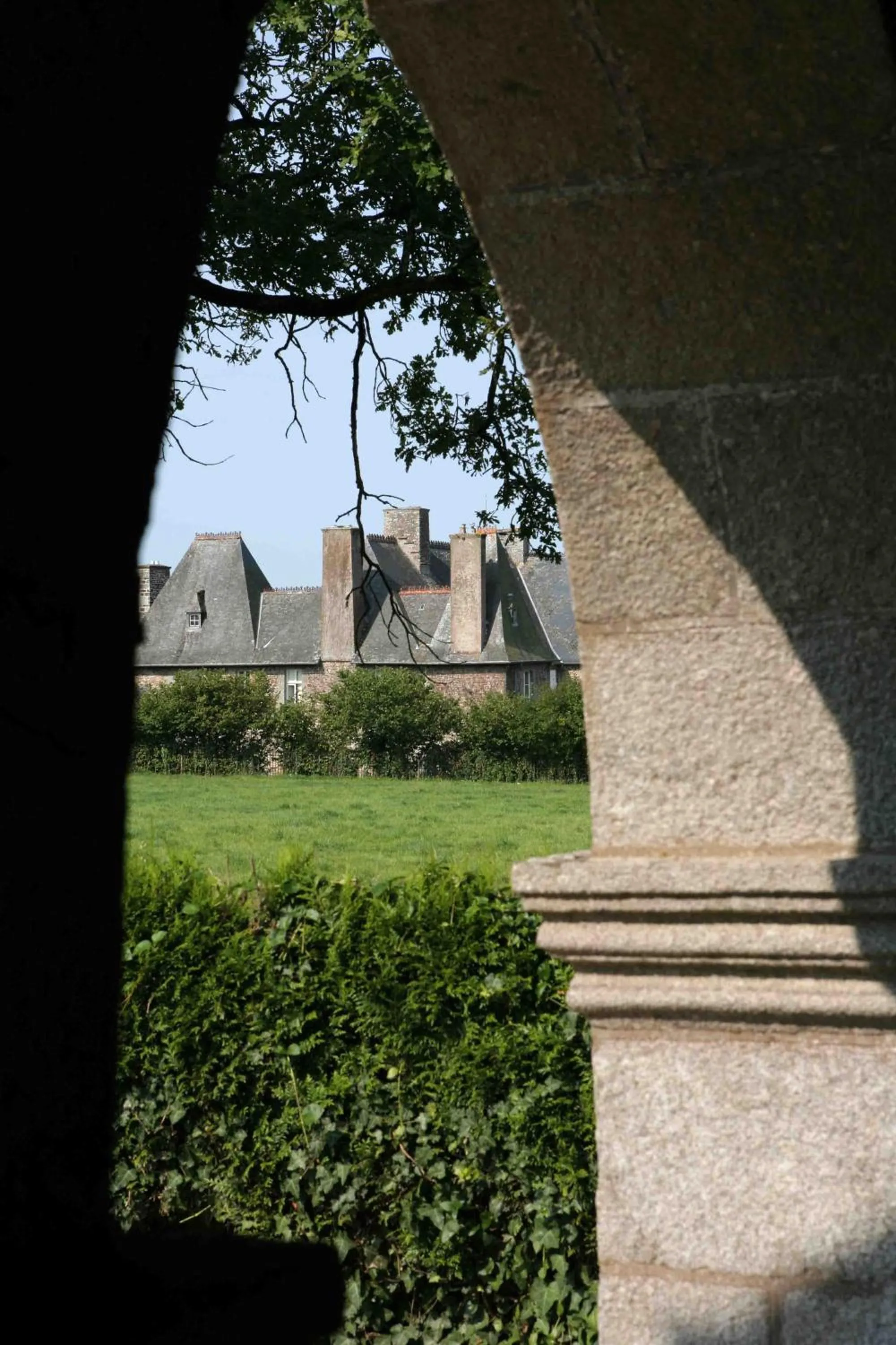 Garden view in Le Logis d'Equilly