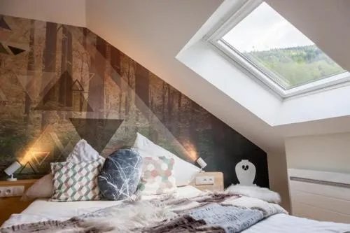 Bed in Hostellerie Les Bagenelles