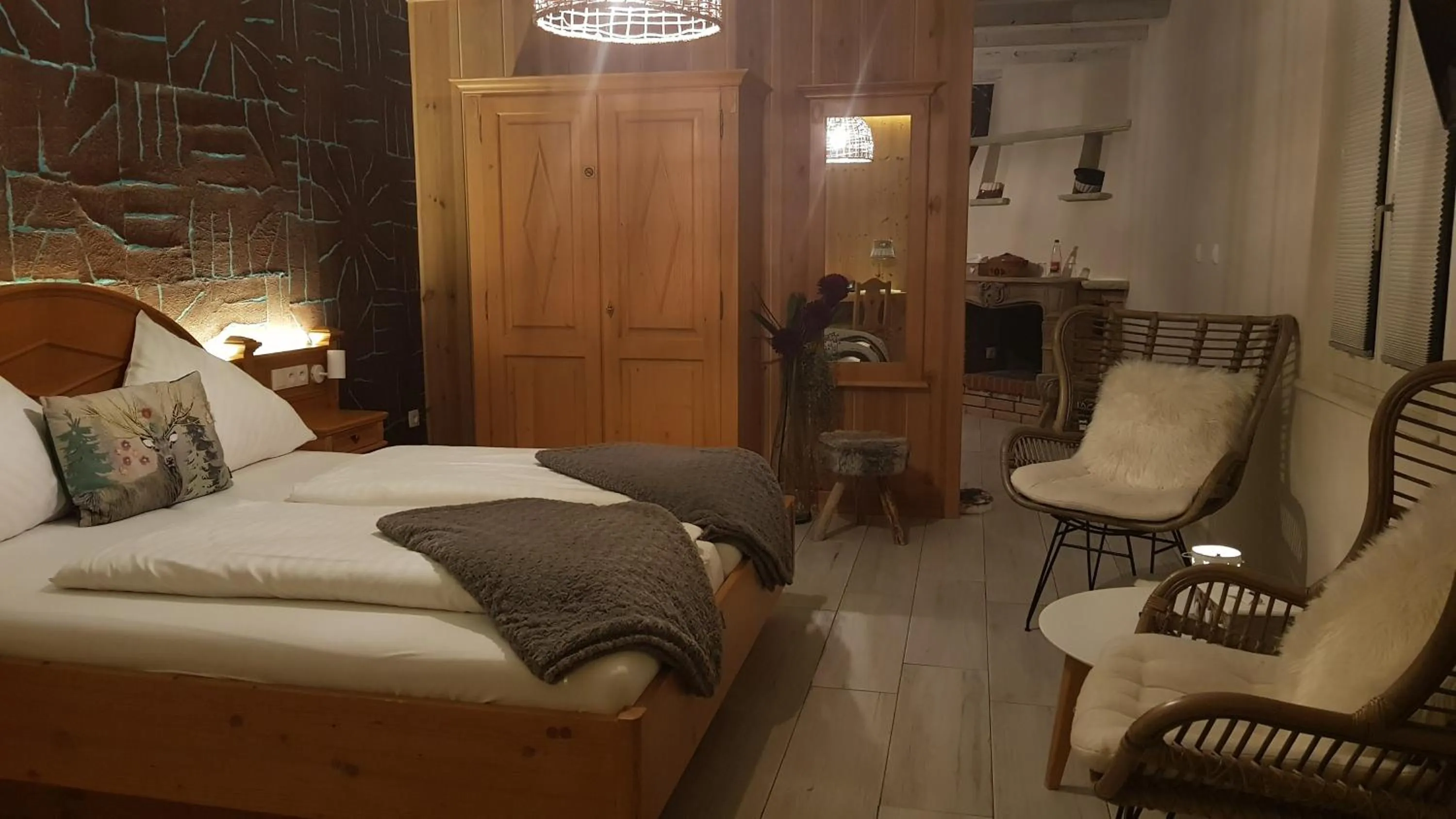 Bed in Hostellerie Les Bagenelles