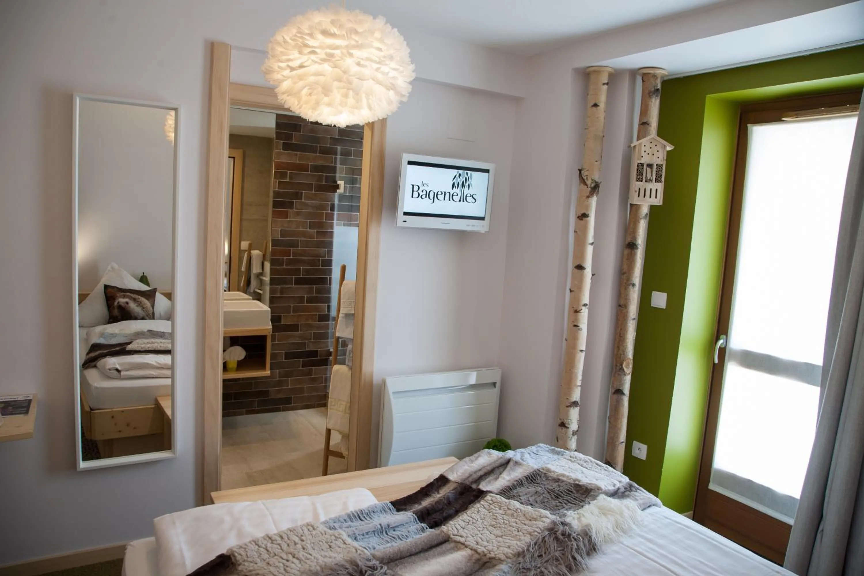 Bed in Hostellerie Les Bagenelles