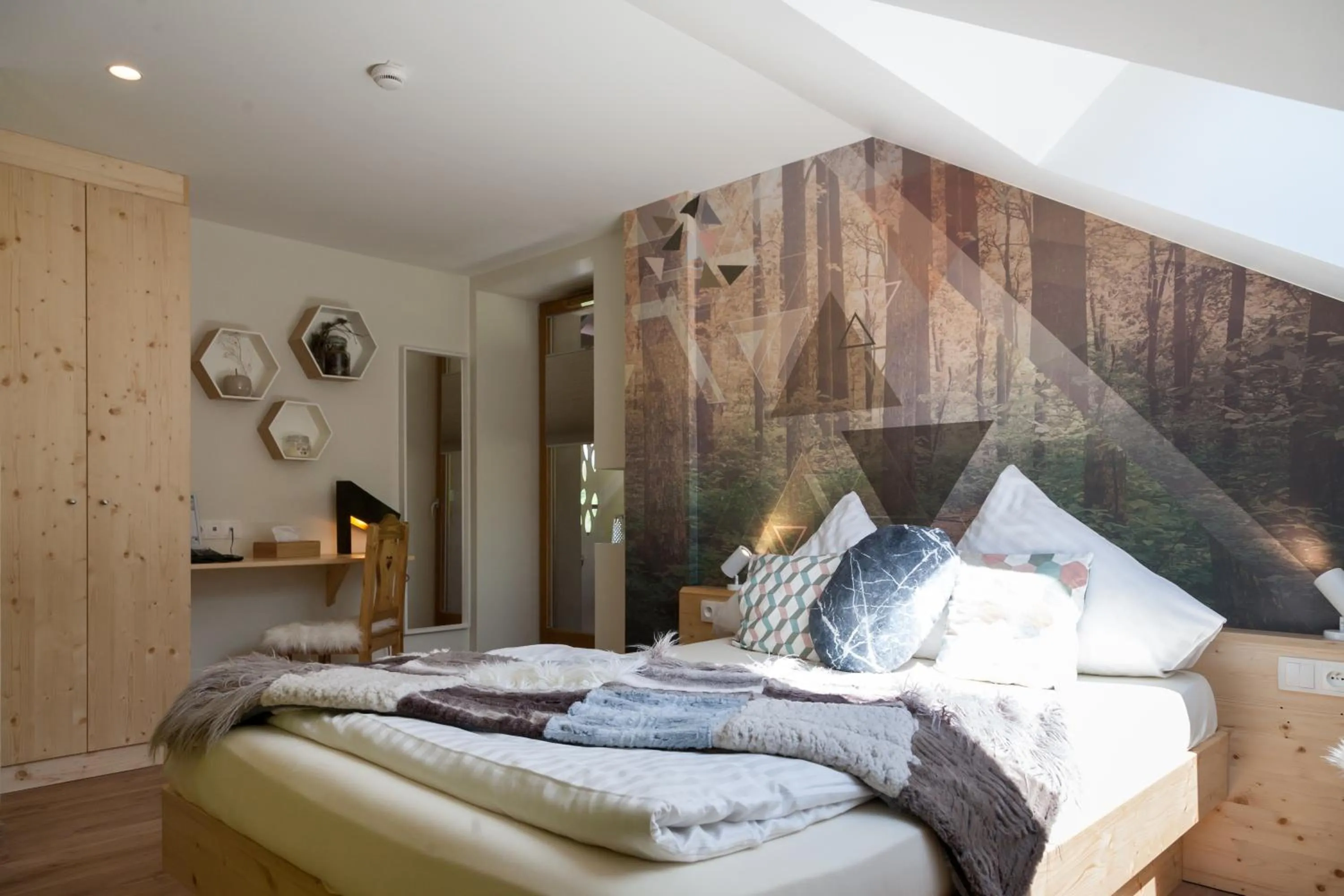 Bed in Hostellerie Les Bagenelles