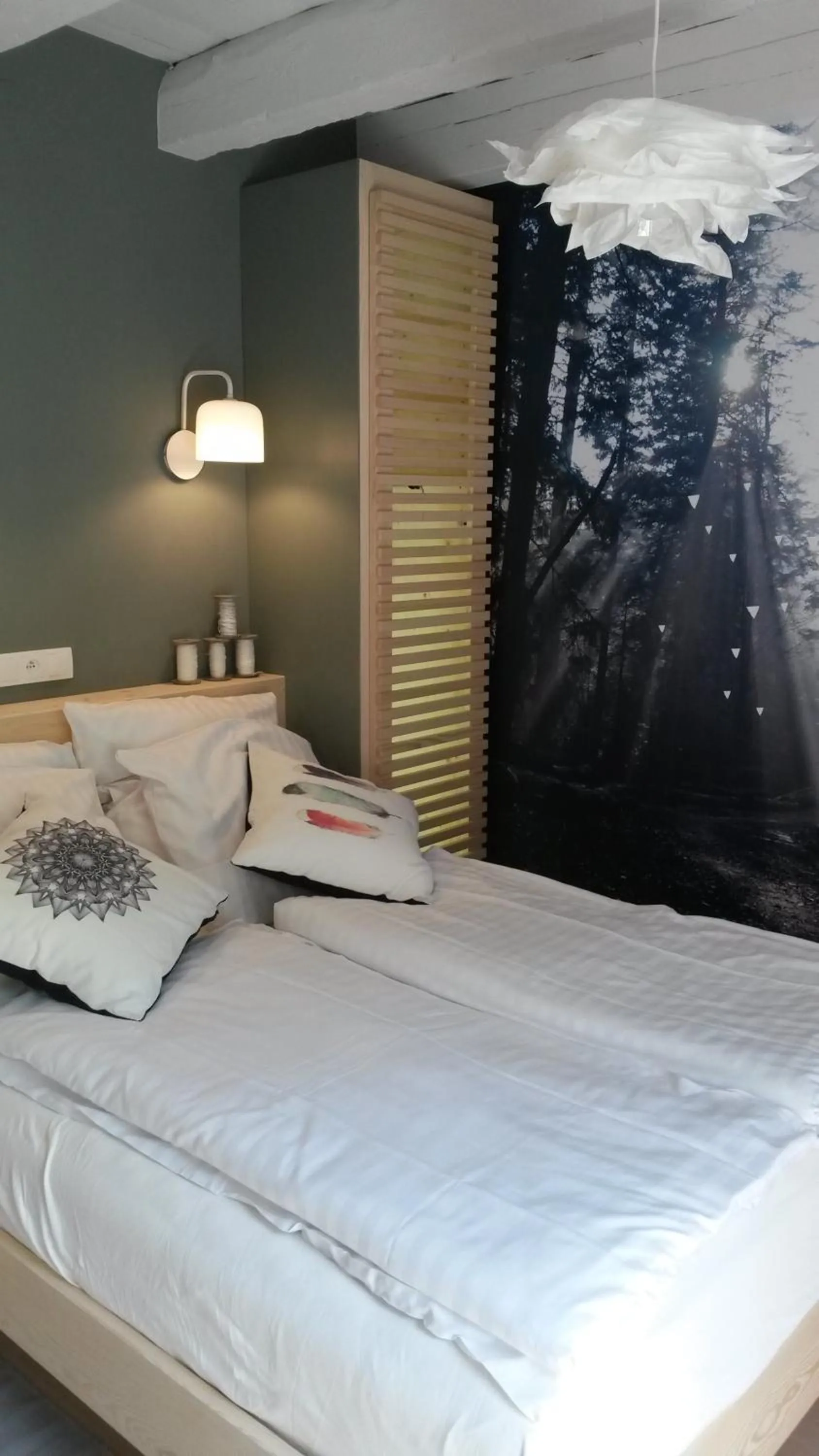 Bed in Hostellerie Les Bagenelles