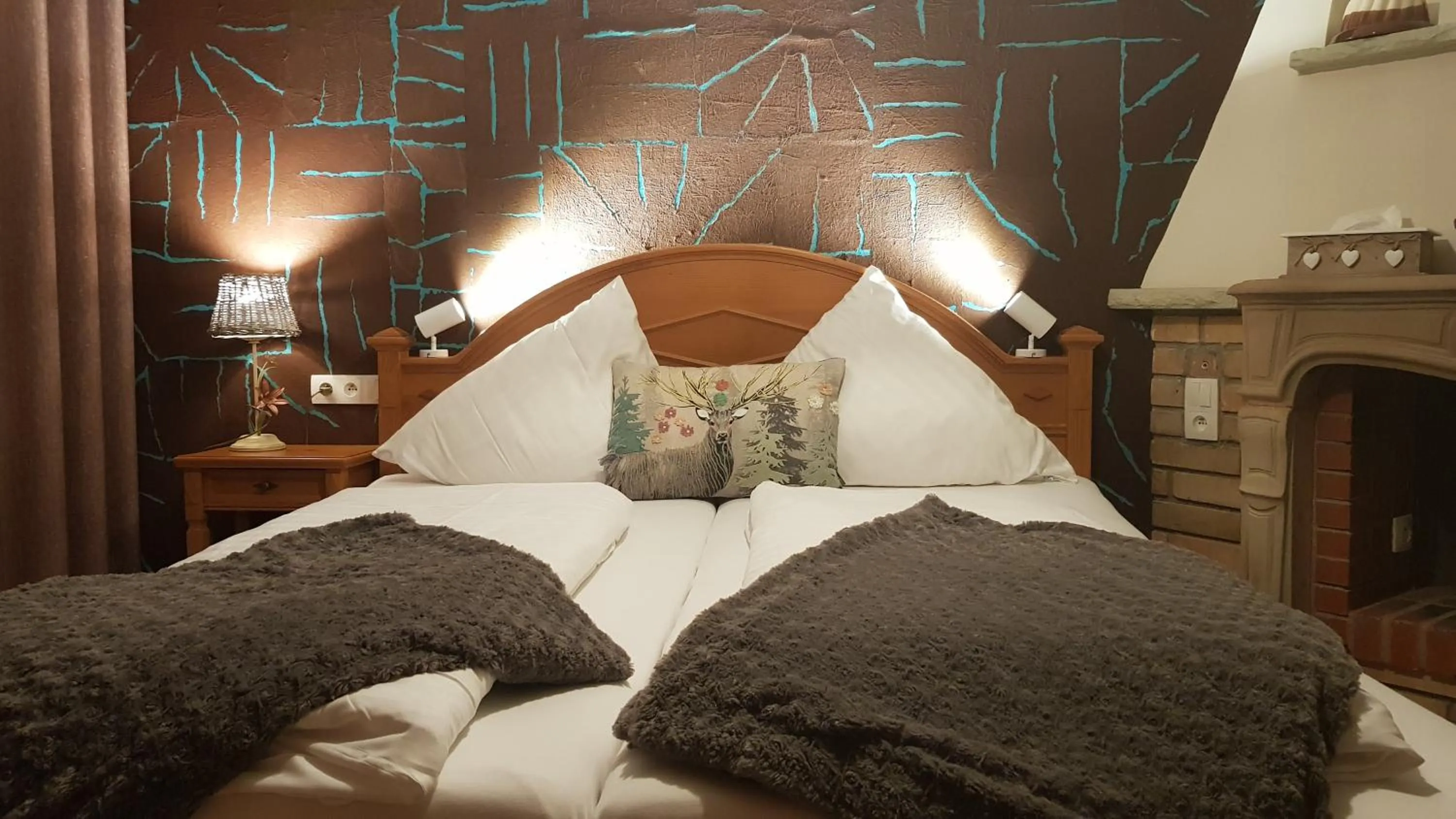 Bed in Hostellerie Les Bagenelles