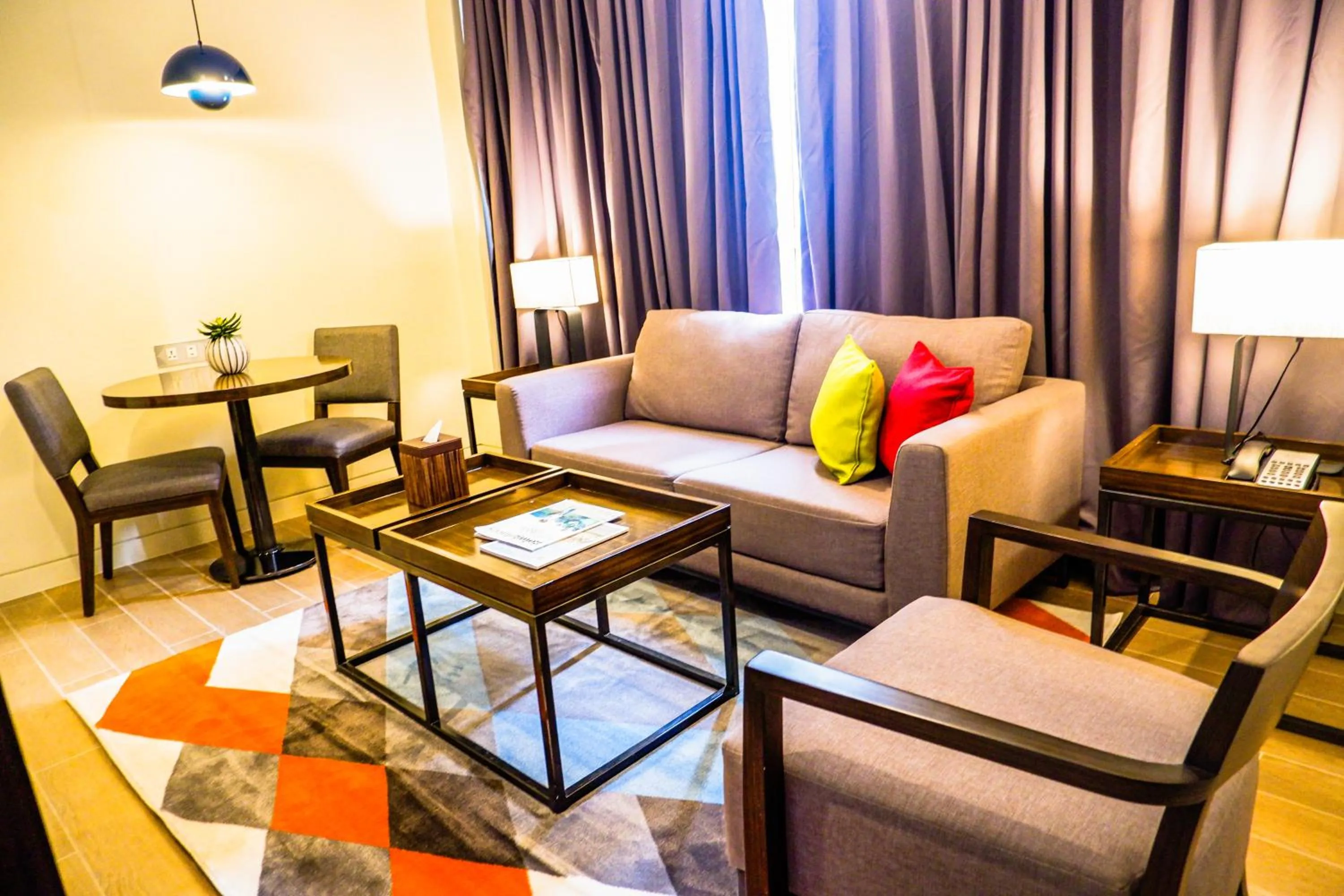 Living room in Hotel Lucky Chinatown Binondo Manila