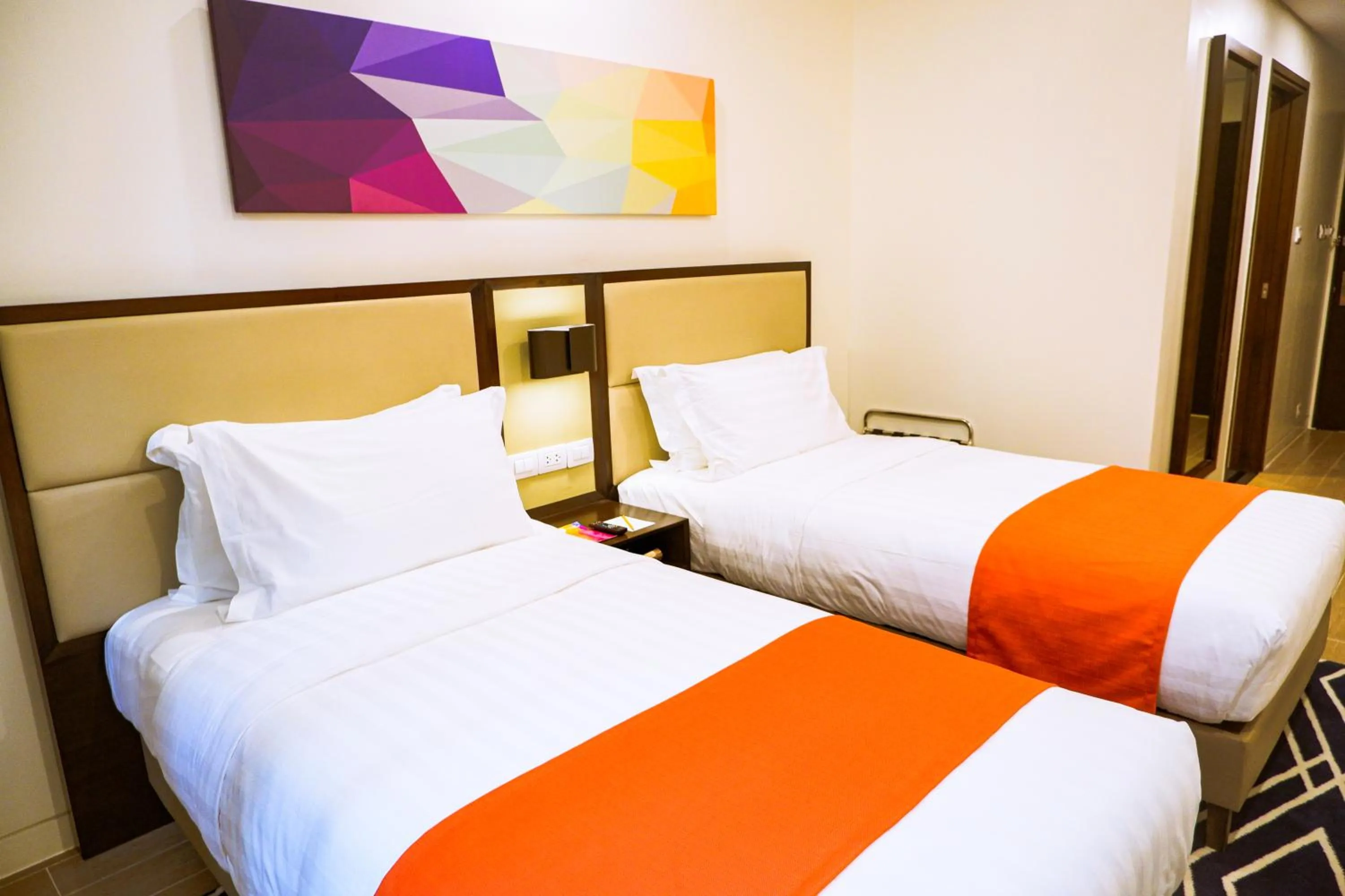 Bed in Hotel Lucky Chinatown Binondo Manila