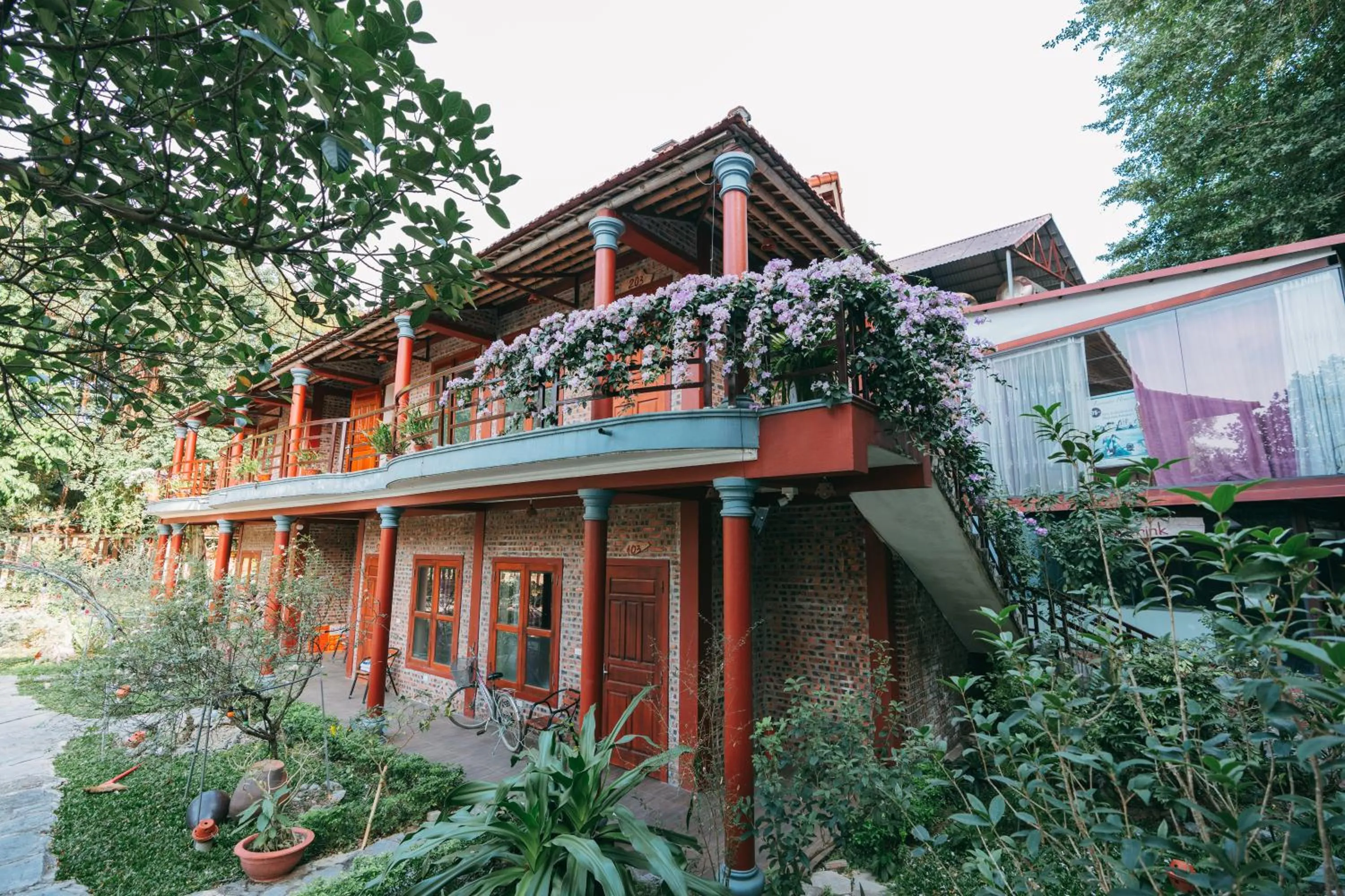 Property building in Tam Coc Lavender Homestay -Authentic Ninh Binh Experiences