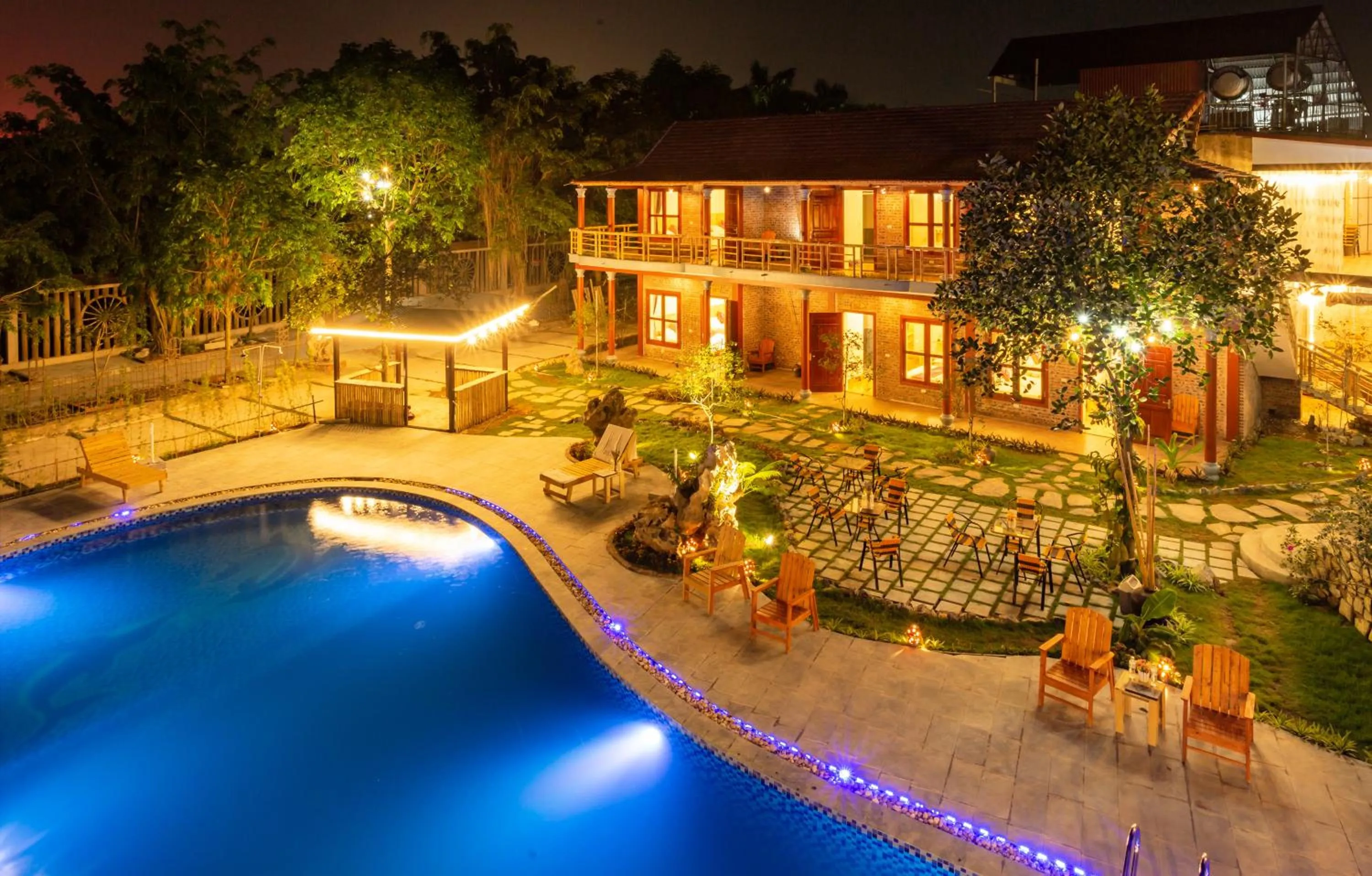 Bird's eye view in Tam Coc Lavender Homestay -Authentic Ninh Binh Experiences