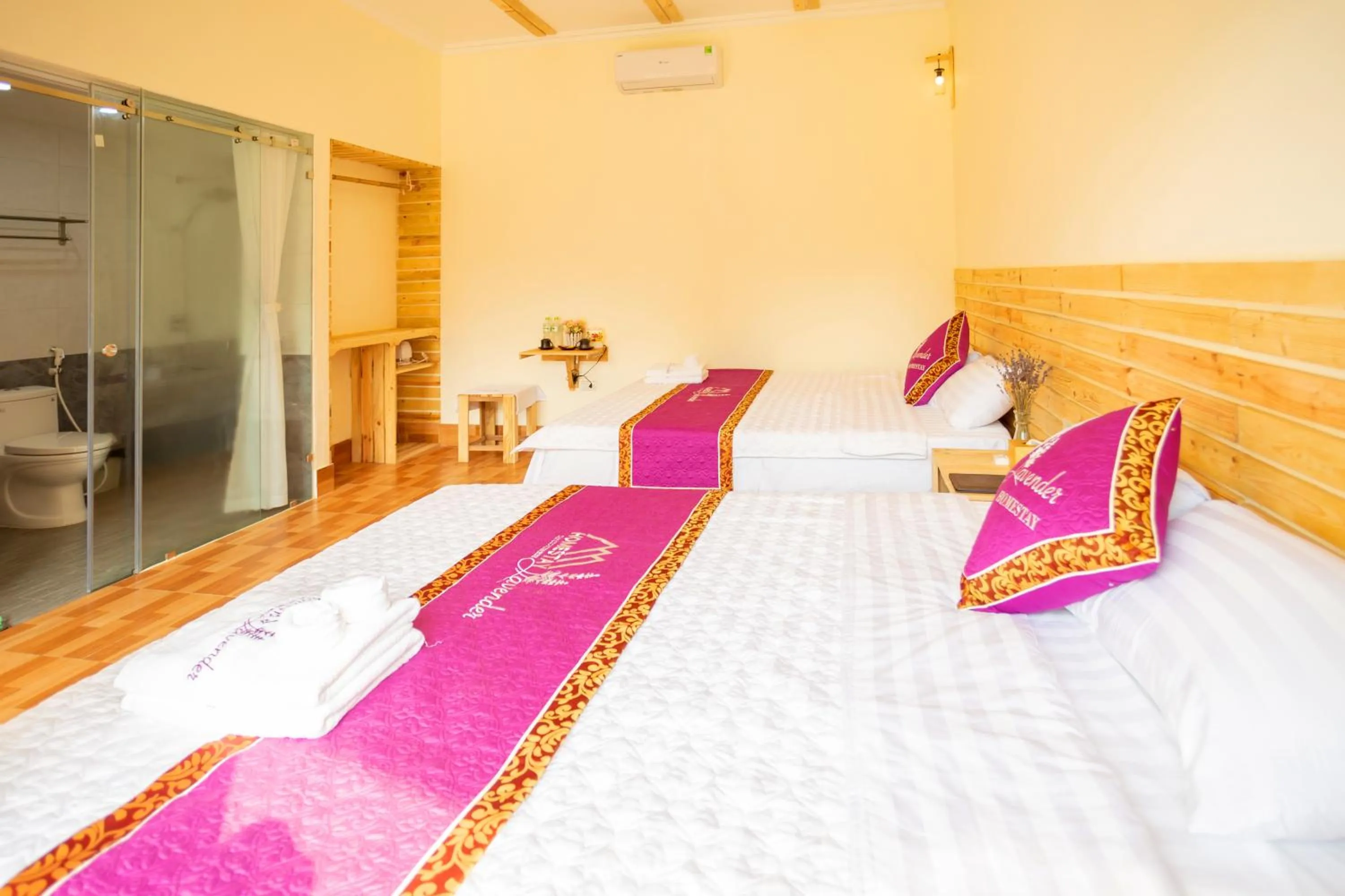 Bed in Tam Coc Lavender Homestay -Authentic Ninh Binh Experiences