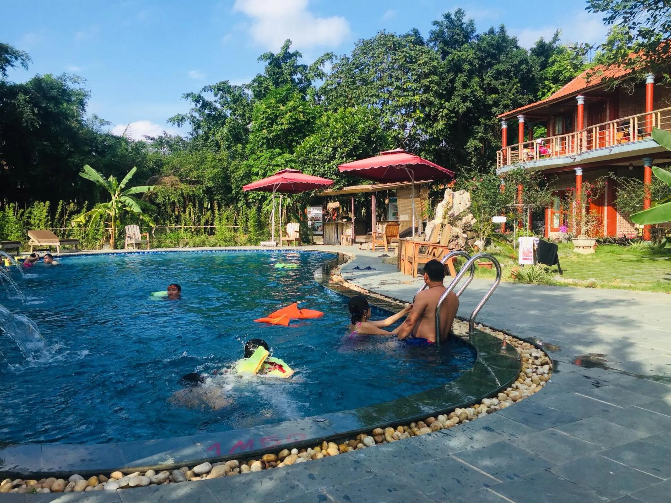 Garden in Tam Coc Lavender Homestay -Authentic Ninh Binh Experiences