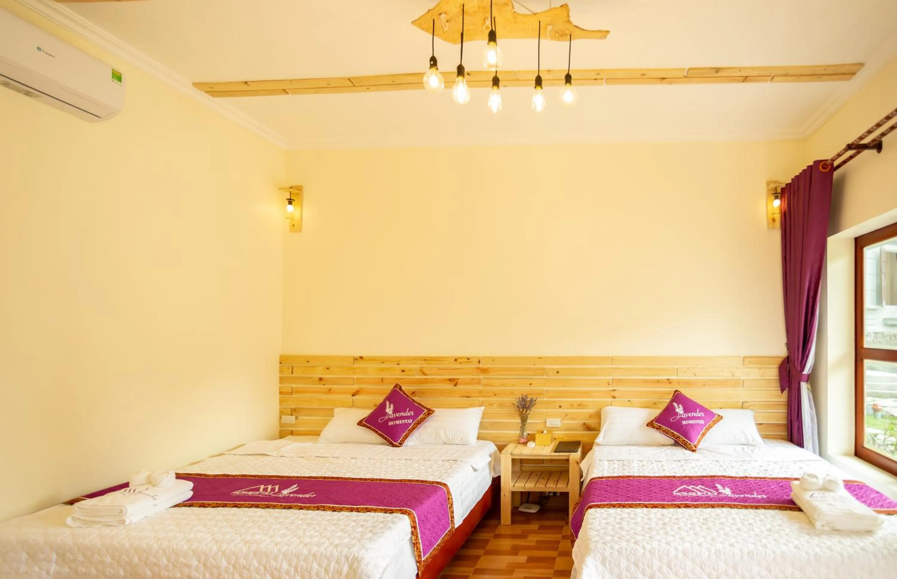 Bed in Tam Coc Lavender Homestay -Authentic Ninh Binh Experiences