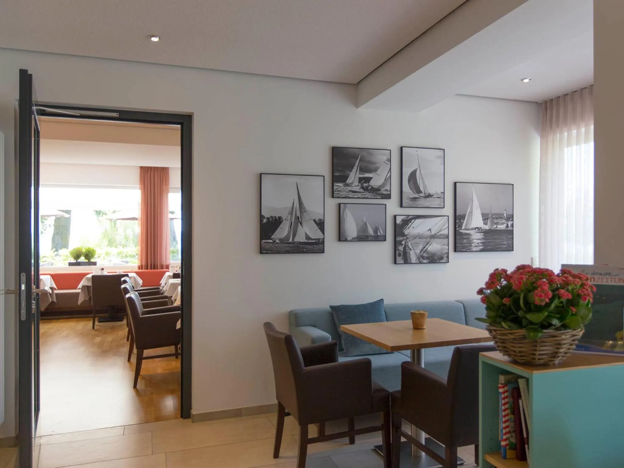 Lobby or reception in Hotel Seepark Garni