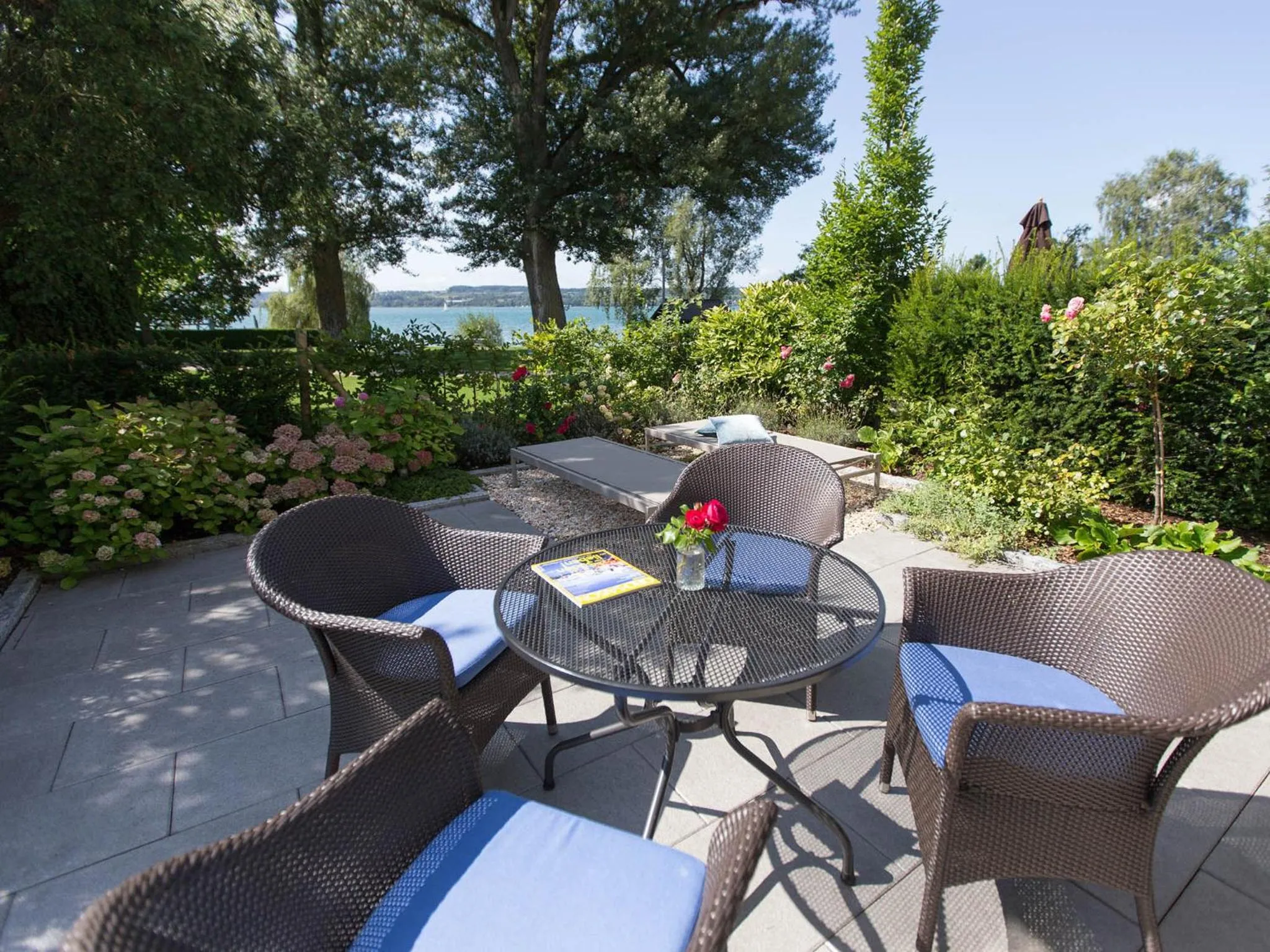 Patio in Hotel Seepark Garni