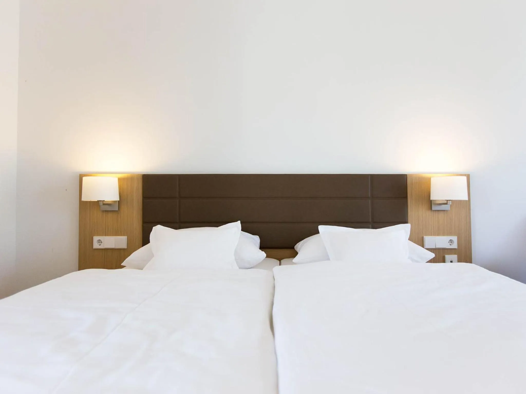 Bed in Hotel Seepark Garni