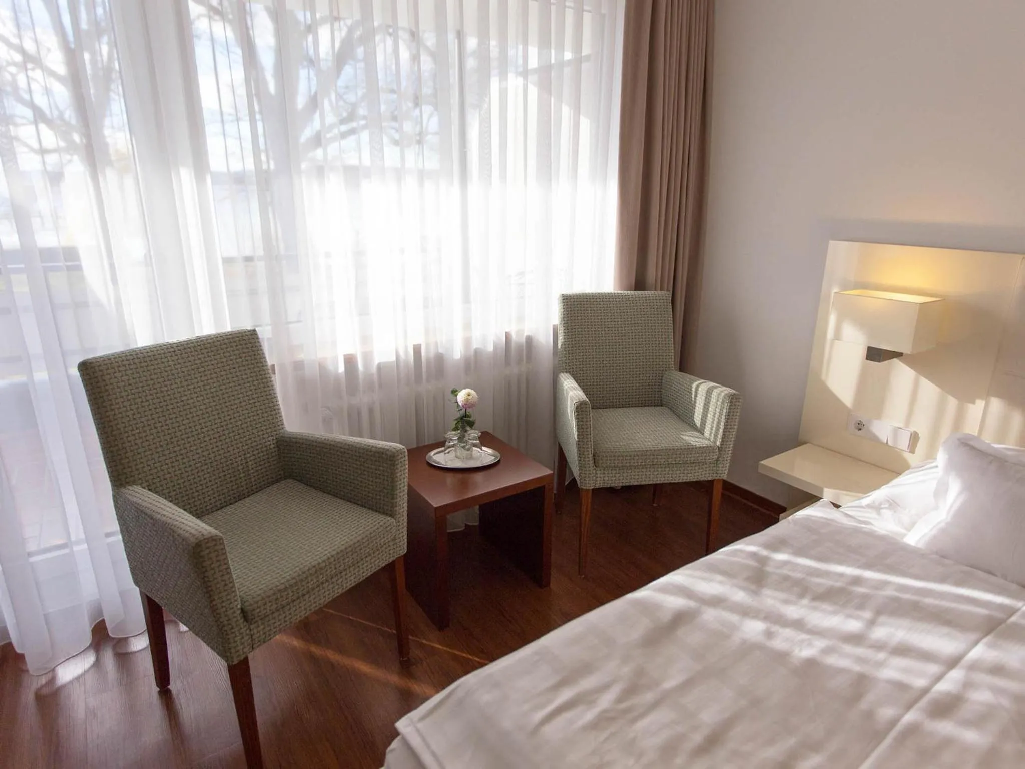 Day, Bed in Hotel Seepark Garni