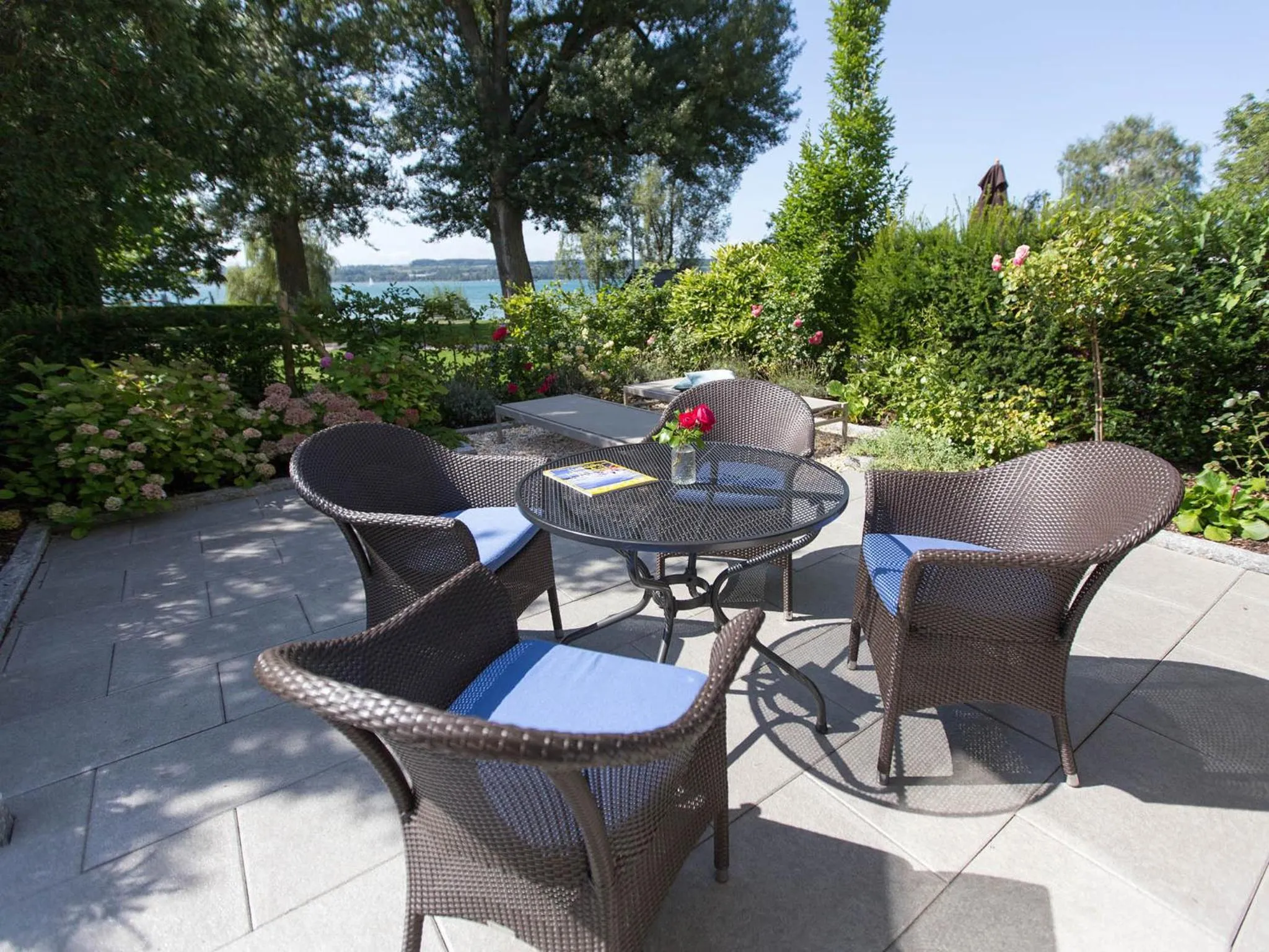 Patio in Hotel Seepark Garni