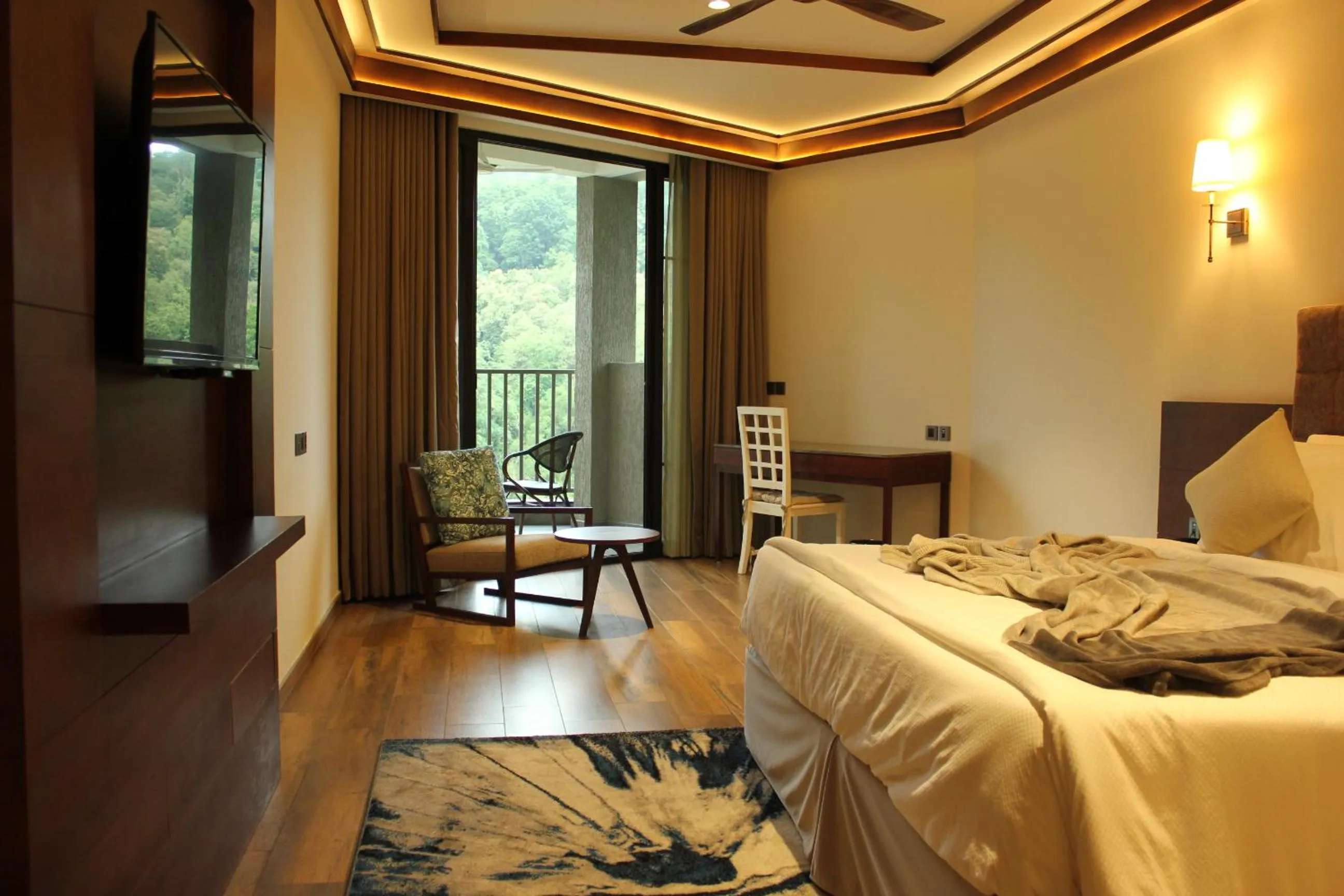 Bed in Niraamaya Retreats Samroha Athirappilly
