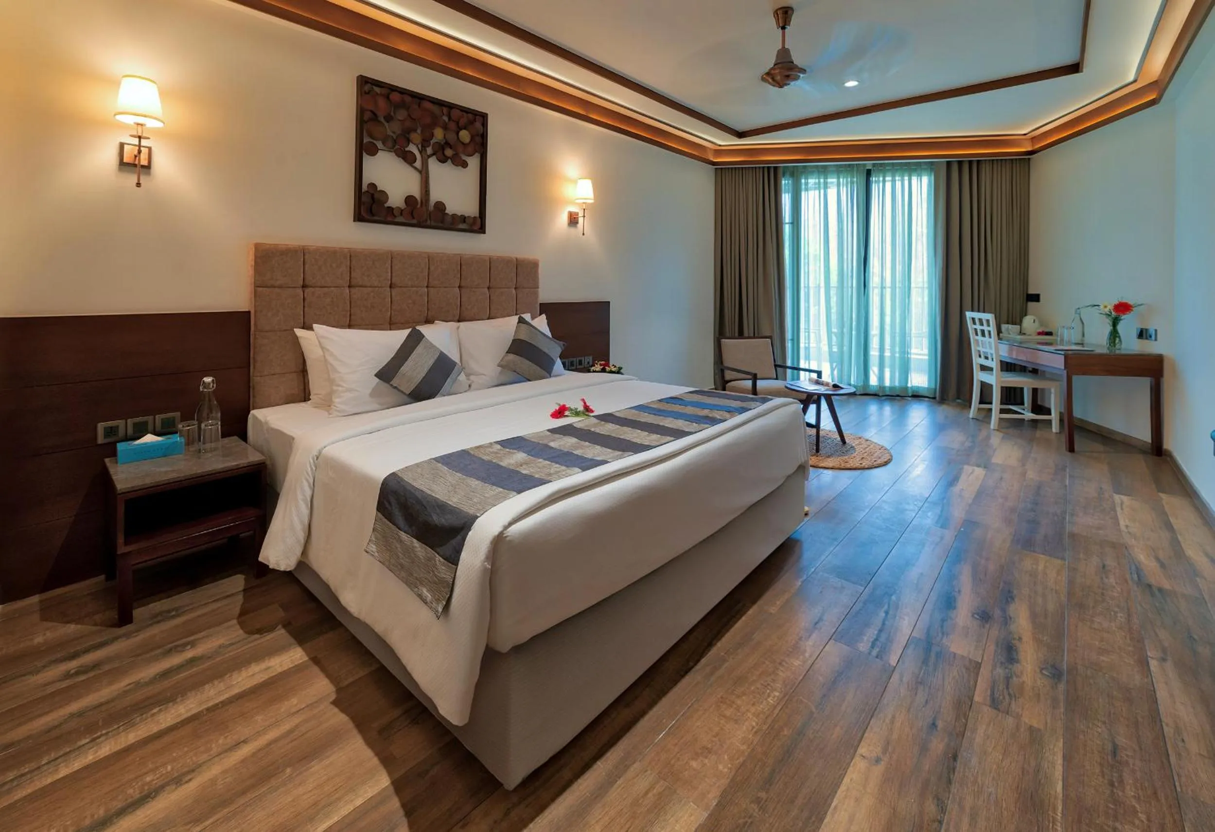 Bed in Niraamaya Retreats Samroha Athirappilly