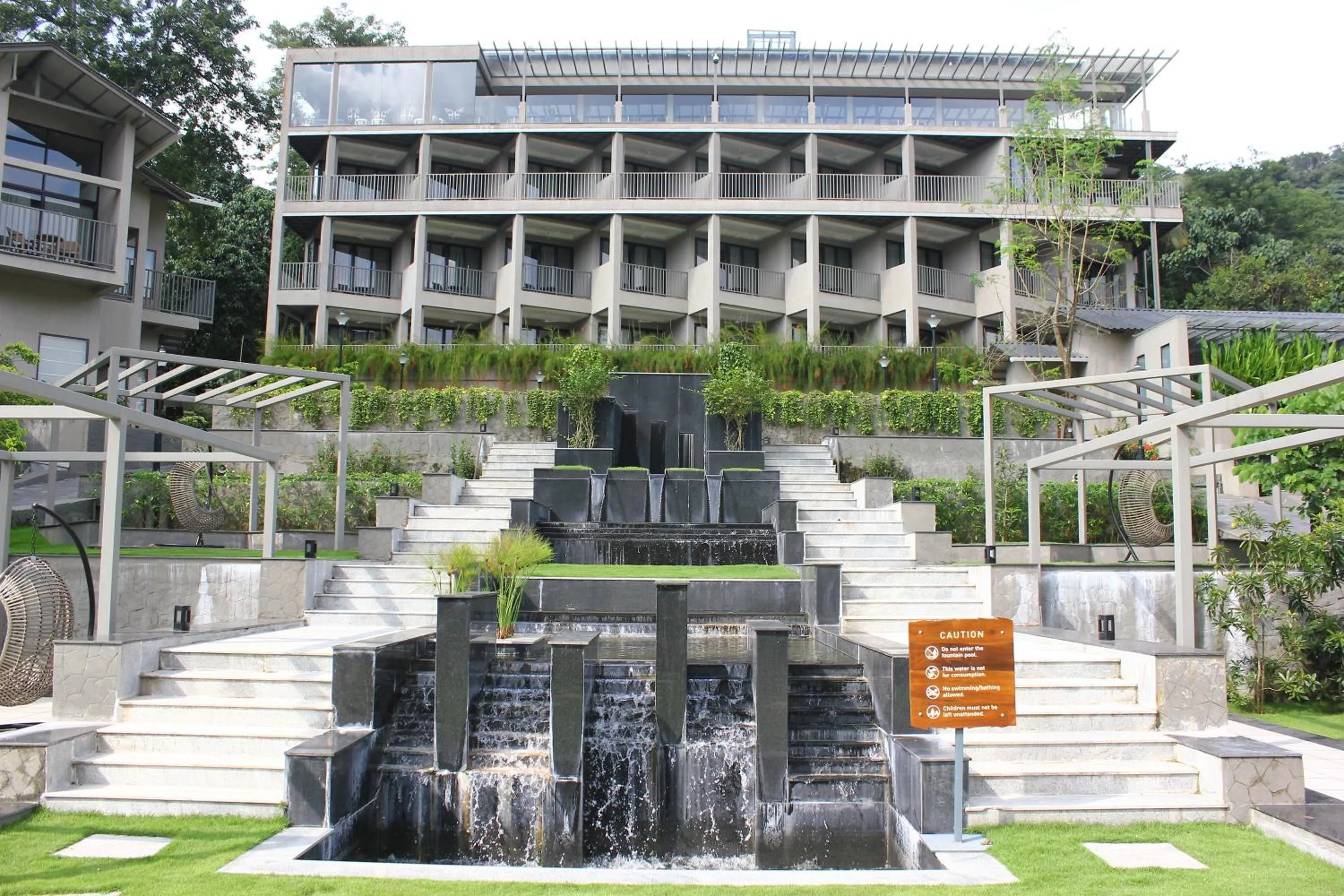 Patio in Niraamaya Retreats Samroha Athirappilly