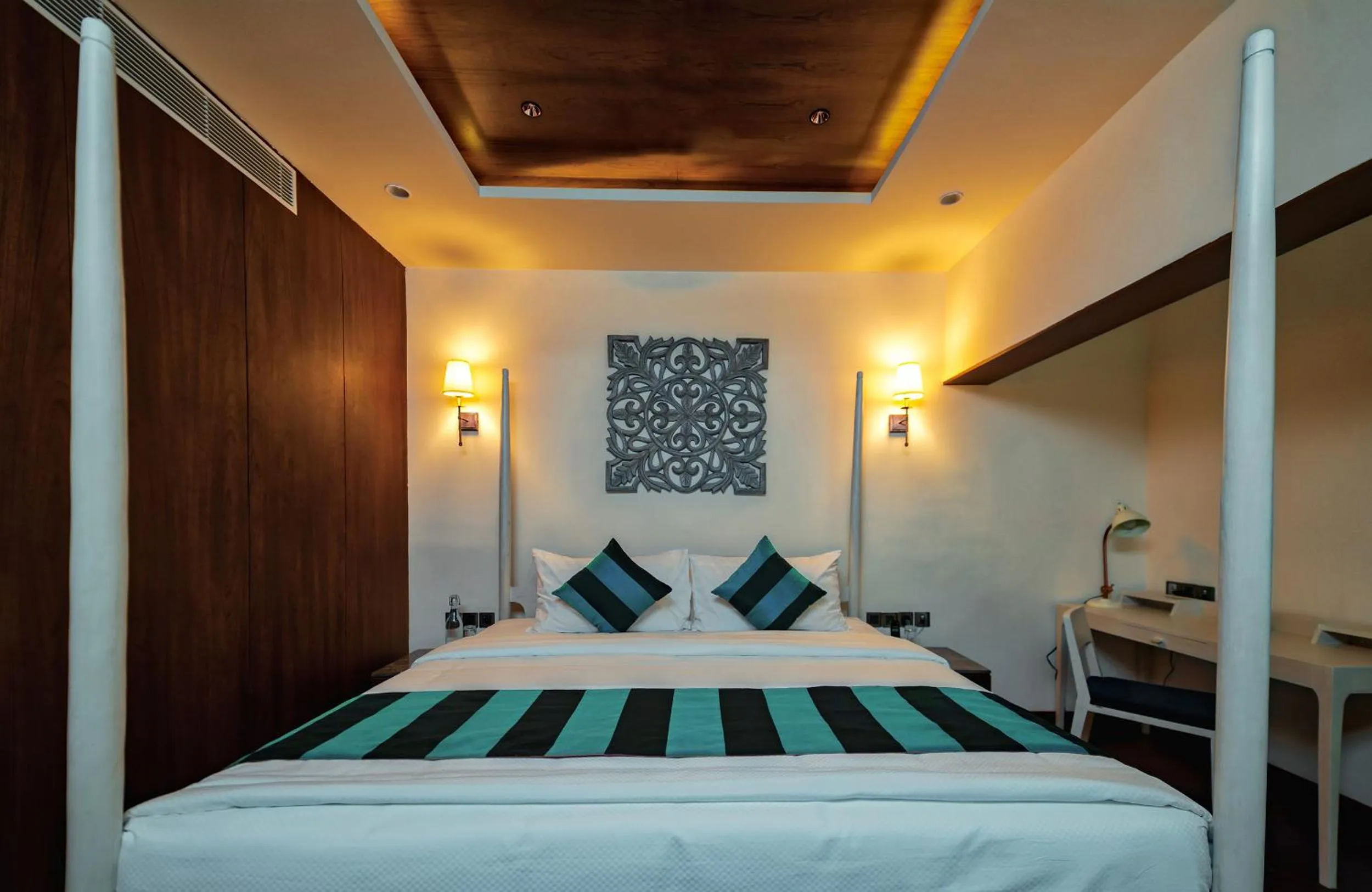 Bed in Niraamaya Retreats Samroha Athirappilly