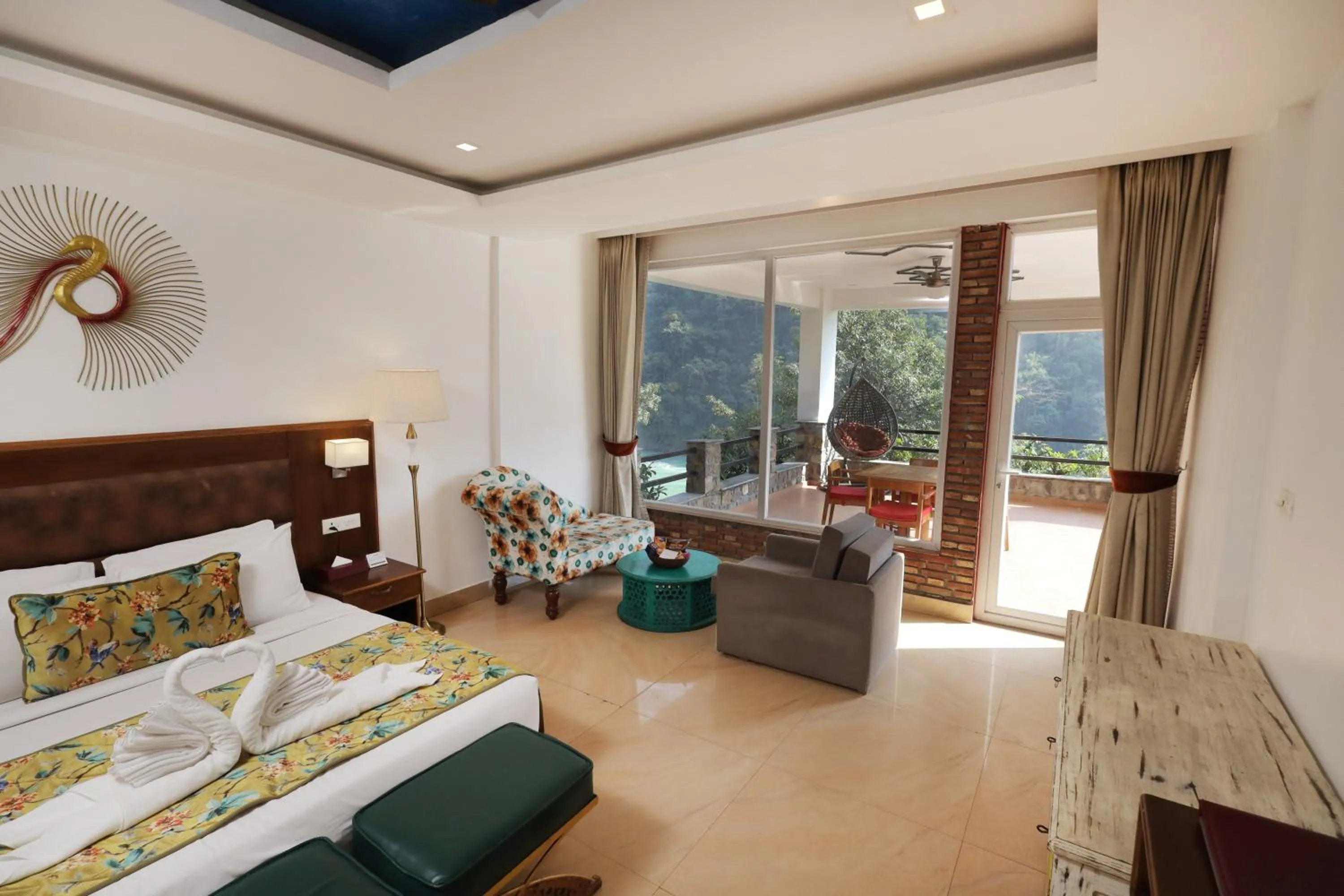 Suite Room with Terrace & Ganges View in Summit By The Ganges Beach Resort & Spa