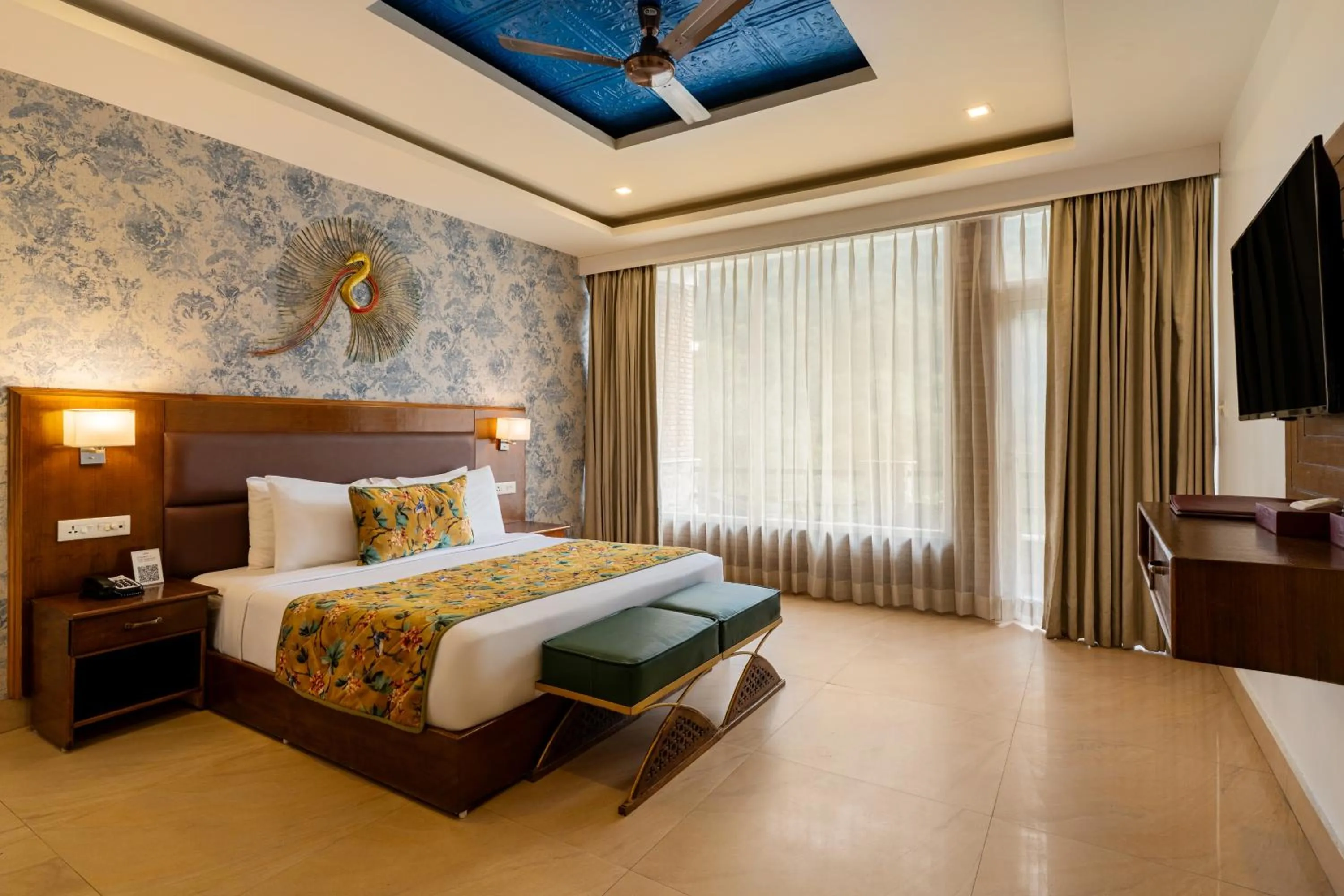 Bedroom, Bed in Summit By The Ganges Beach Resort & Spa