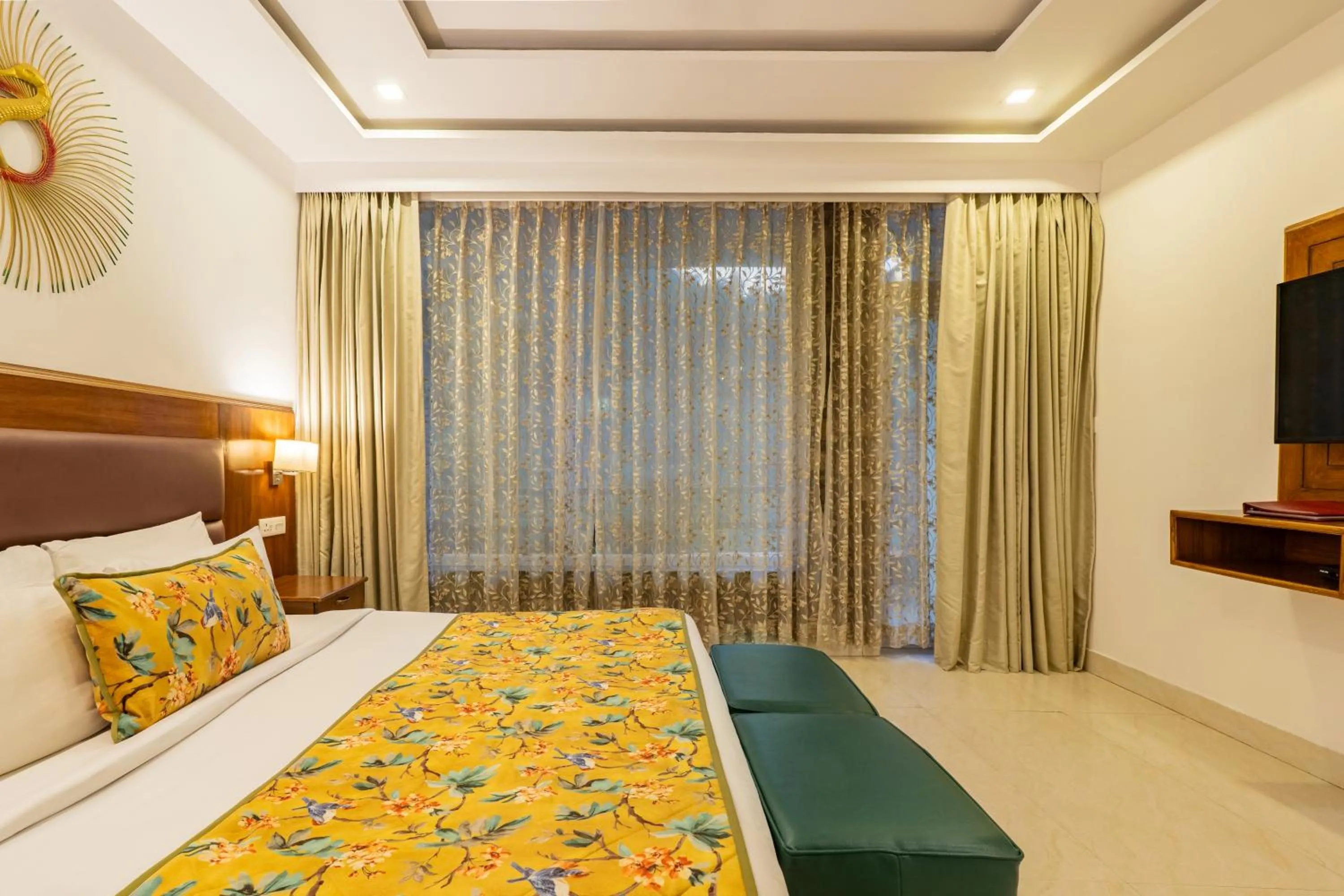 Bedroom, Bed in Summit By The Ganges Beach Resort & Spa