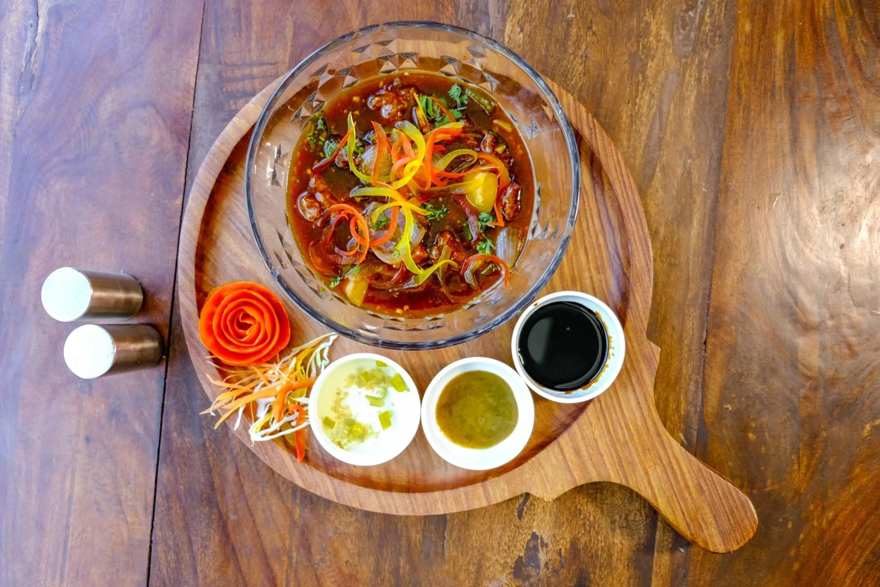 Food close-up in Summit By The Ganges Beach Resort & Spa