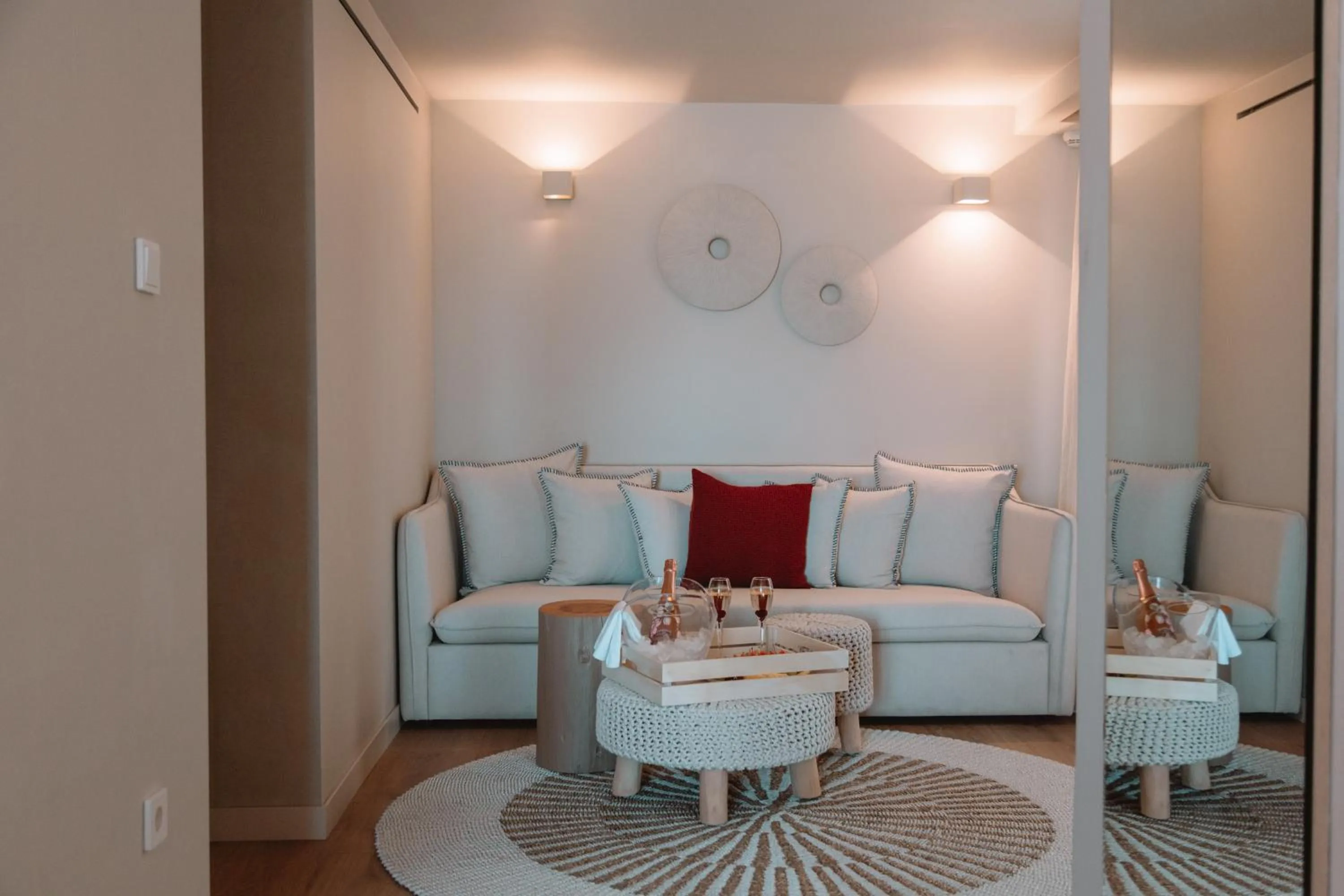 Living room in Anamar Destino Mykonos