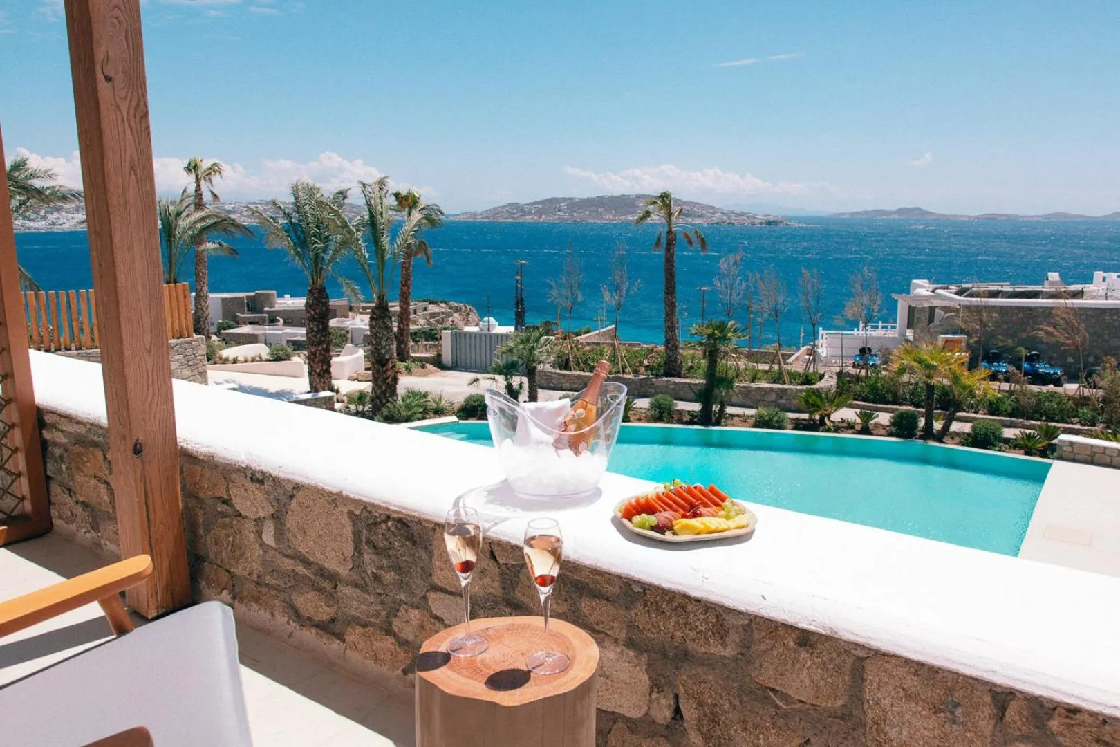 Pool view in Anamar Destino Mykonos