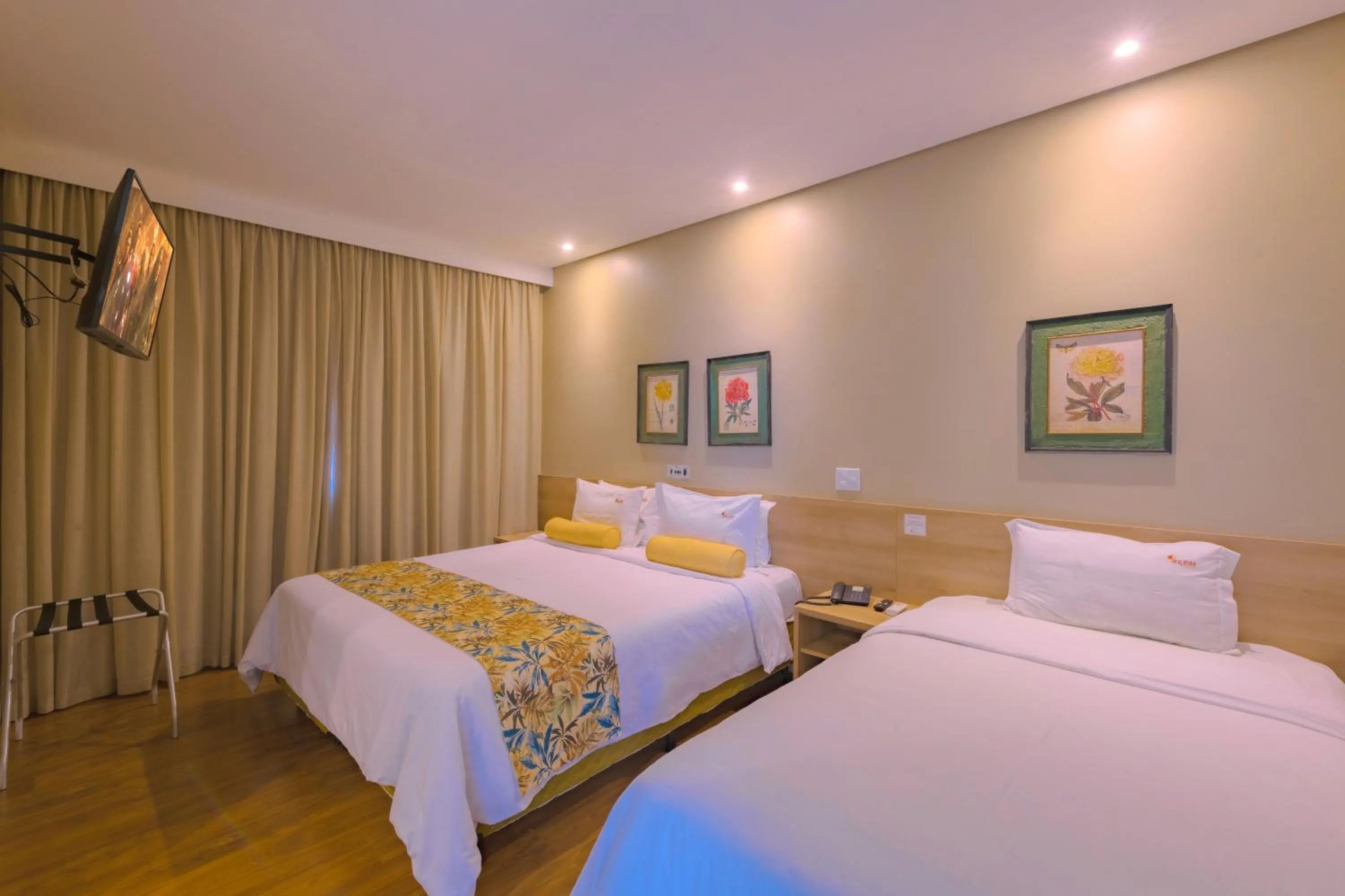 Bedroom, Bed in Araçatuba Plaza Hotel