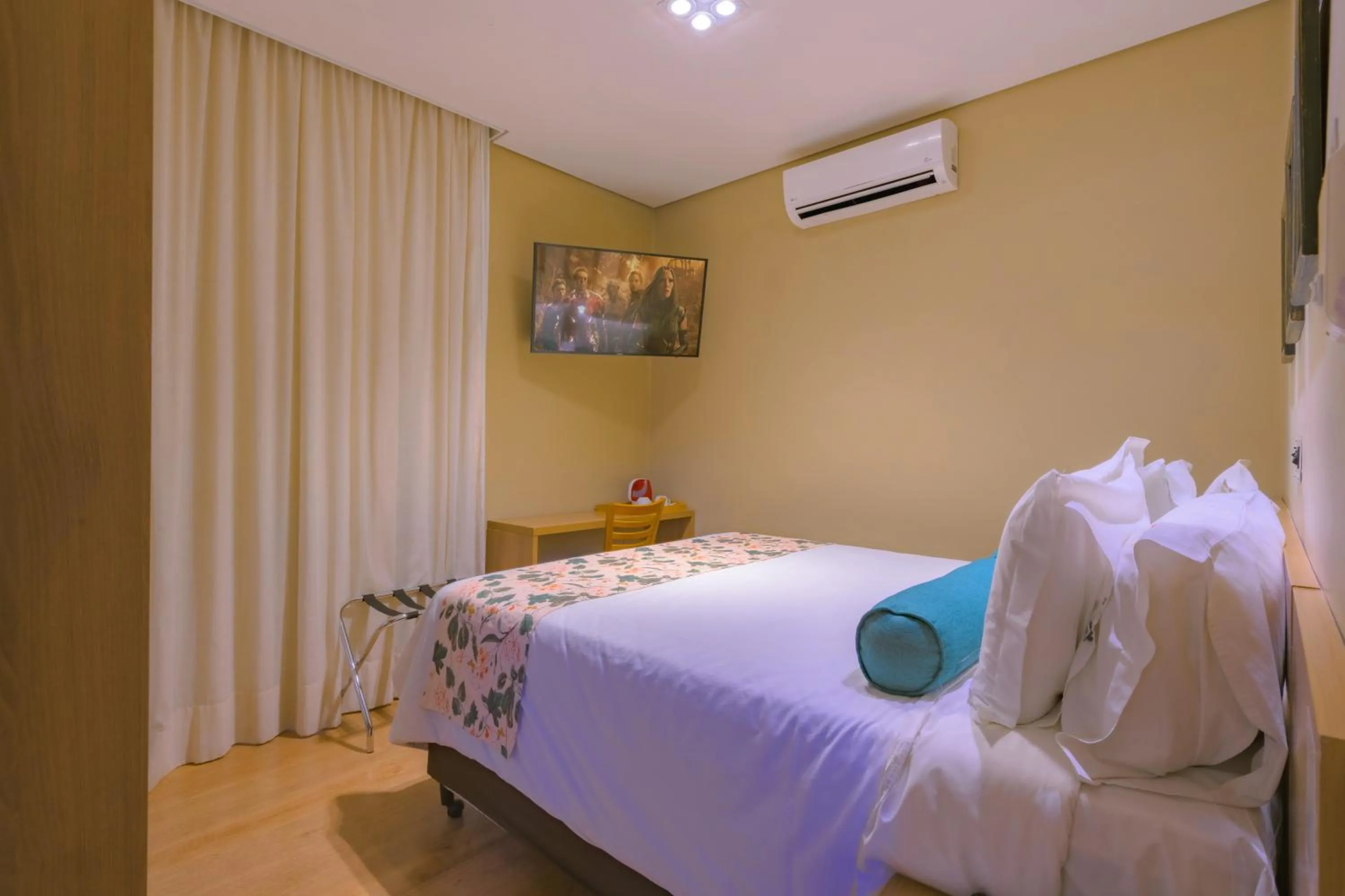 Bed in Araçatuba Plaza Hotel