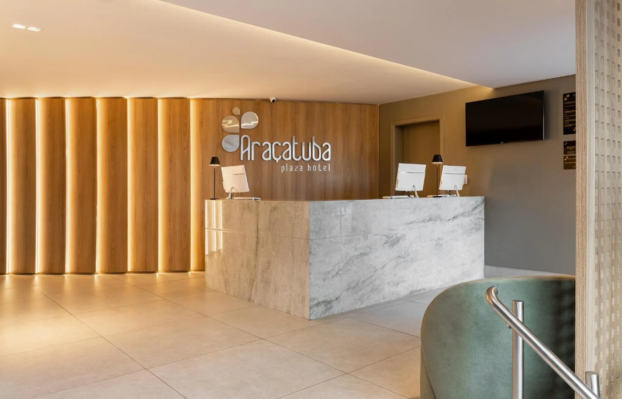 Lobby or reception in Araçatuba Plaza Hotel