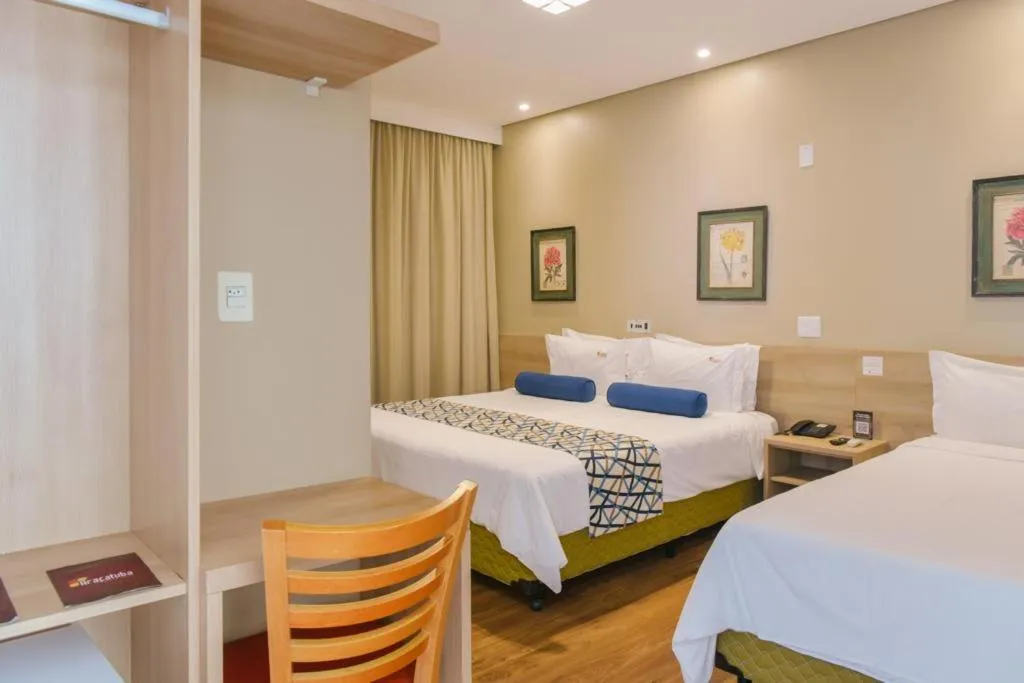 Bedroom, Bed in Araçatuba Plaza Hotel