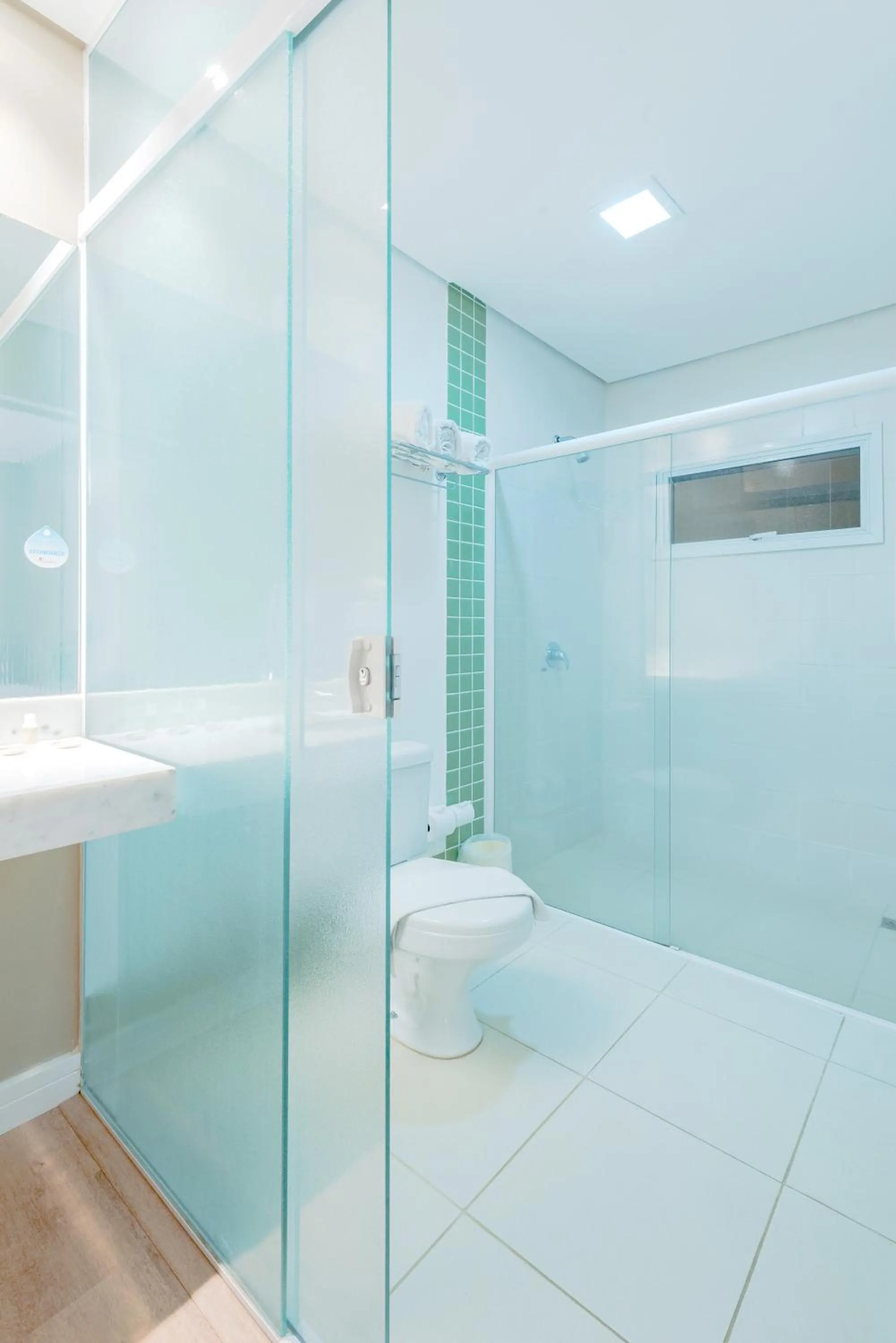 Shower in Araçatuba Plaza Hotel