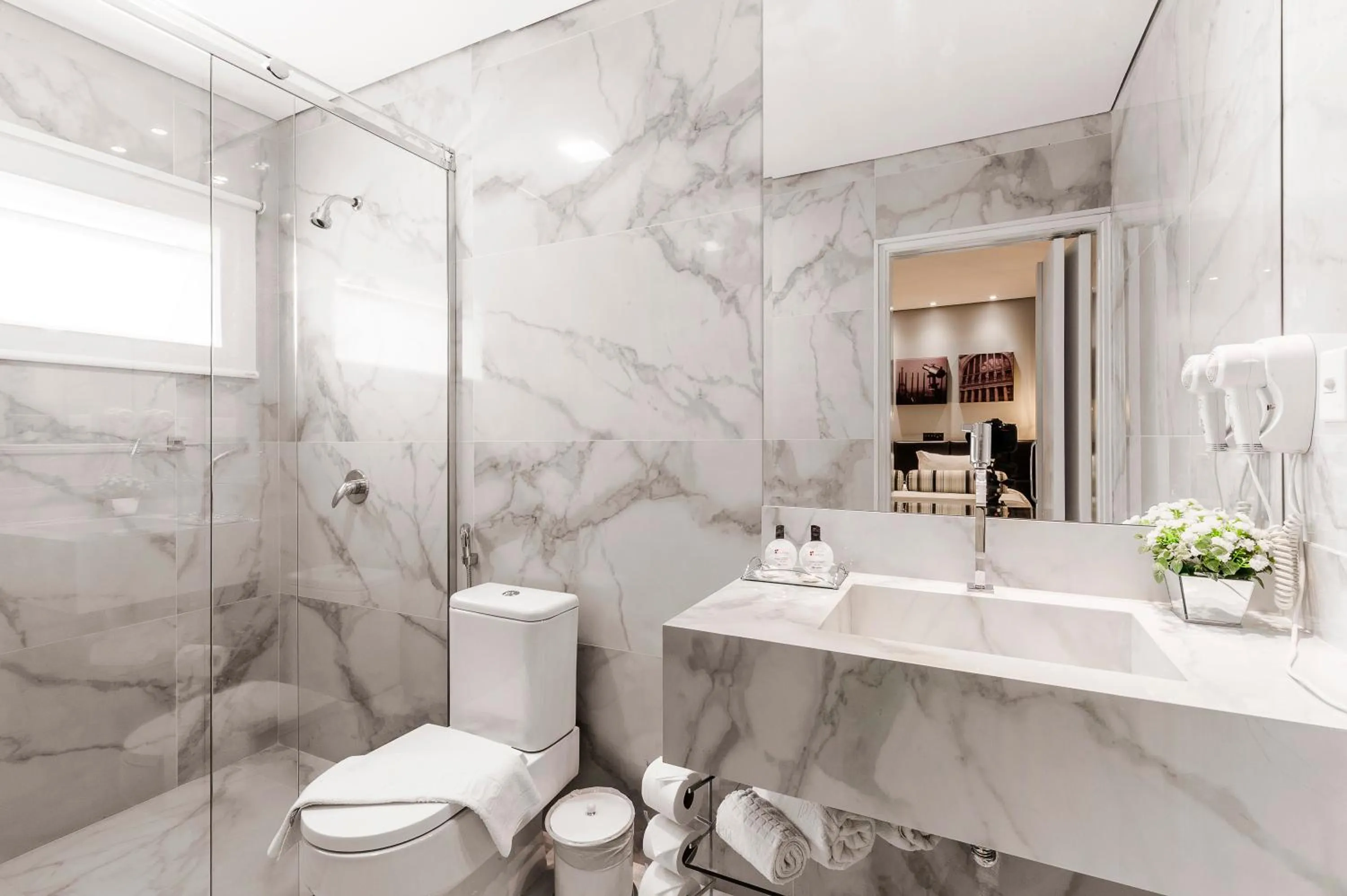 Bathroom in Araçatuba Plaza Hotel