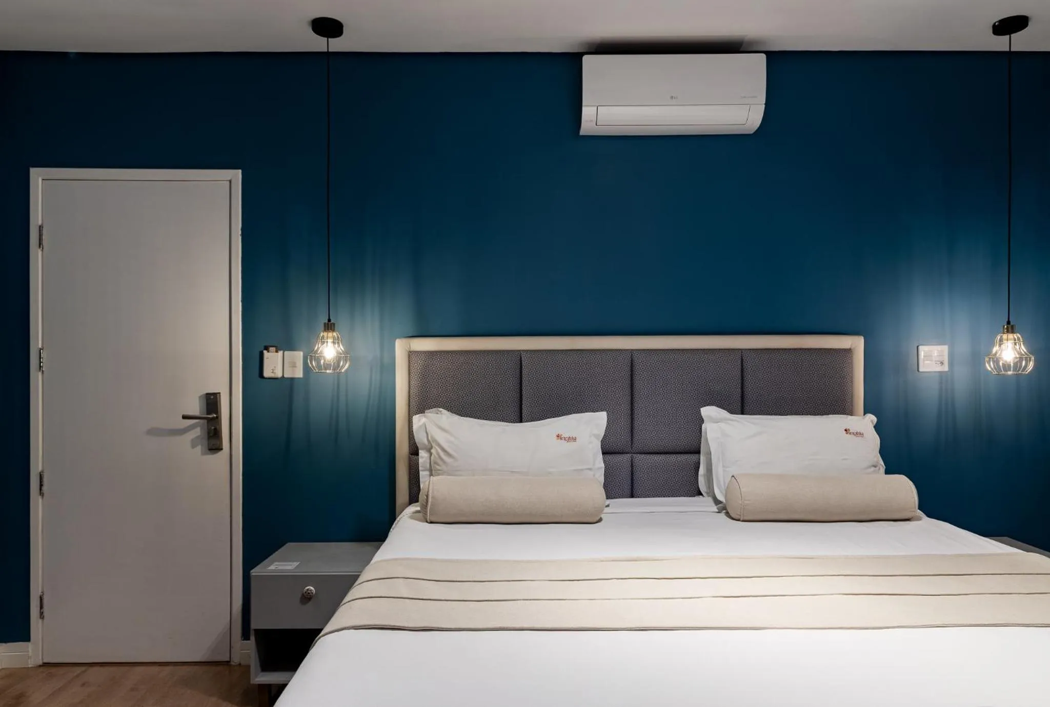 Bed in Araçatuba Plaza Hotel