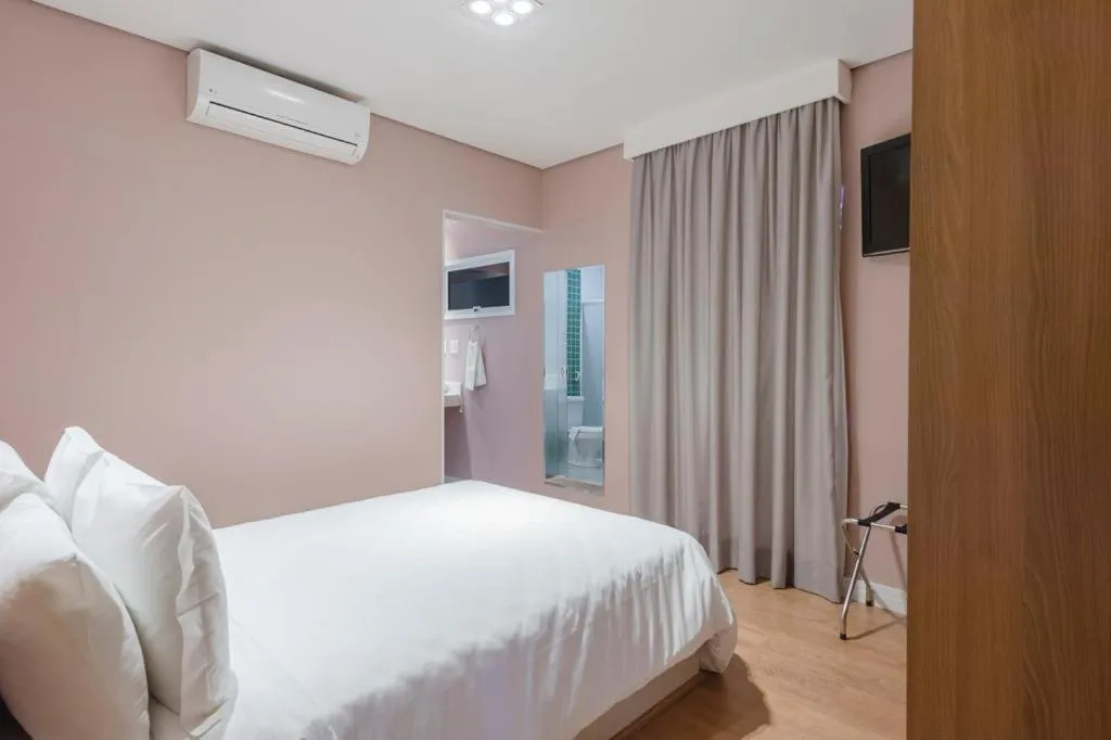 Bed in Araçatuba Plaza Hotel