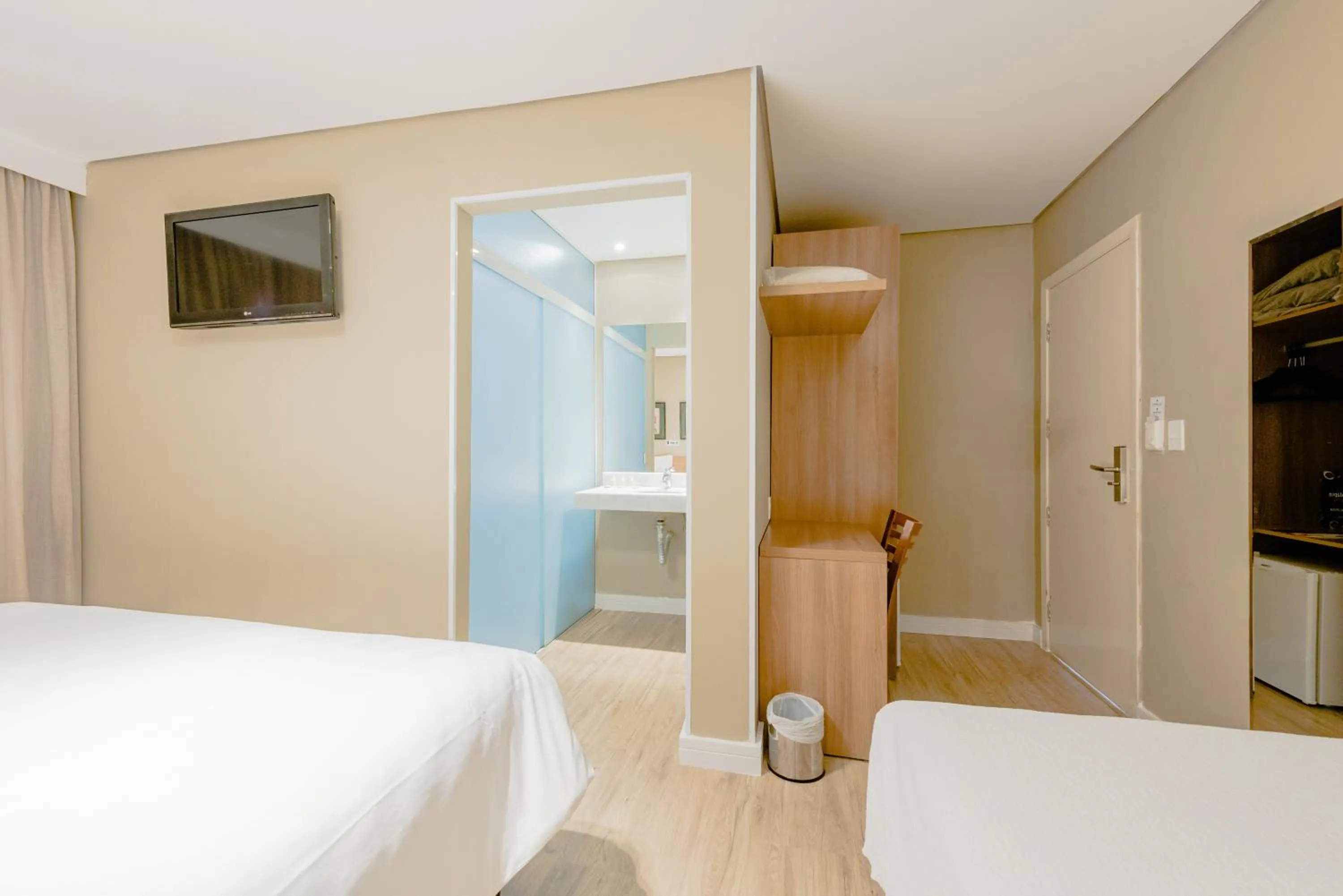 Bedroom, Bed in Araçatuba Plaza Hotel