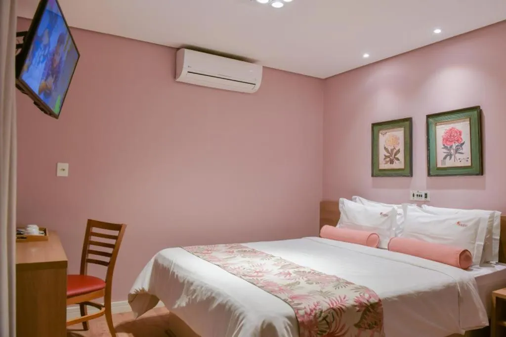 Bedroom, Bed in Araçatuba Plaza Hotel