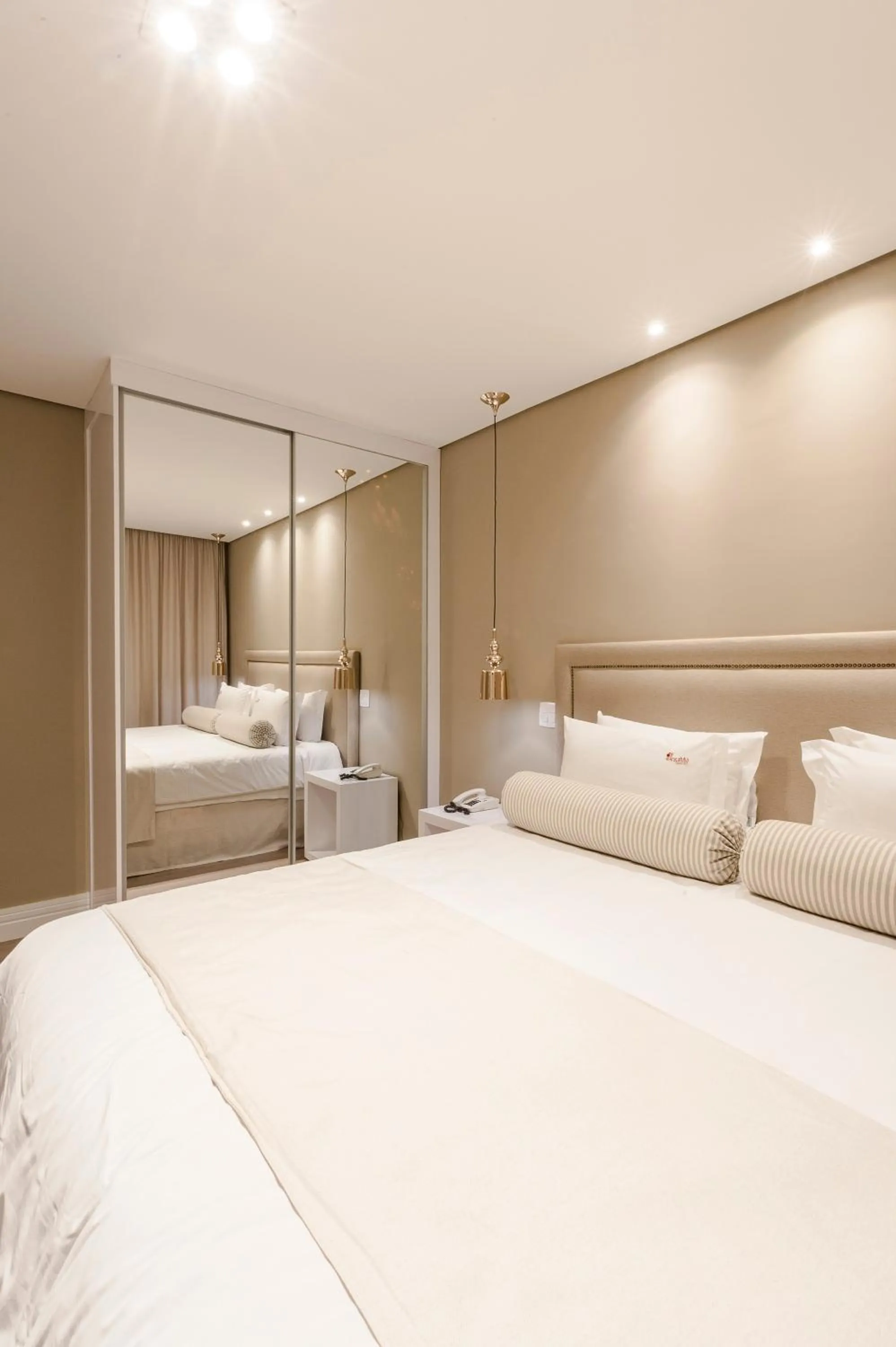 Bed in Araçatuba Plaza Hotel