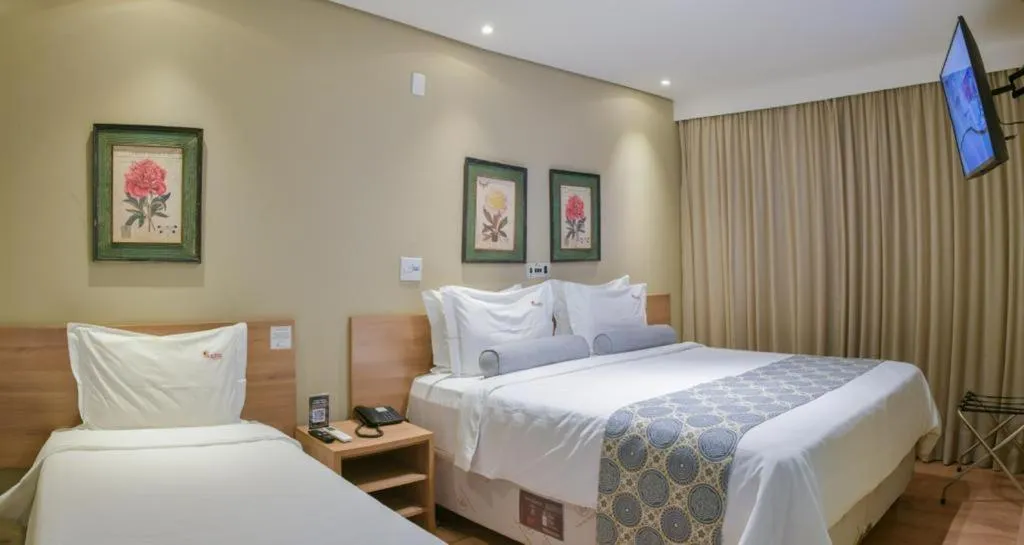 Bedroom, Bed in Araçatuba Plaza Hotel