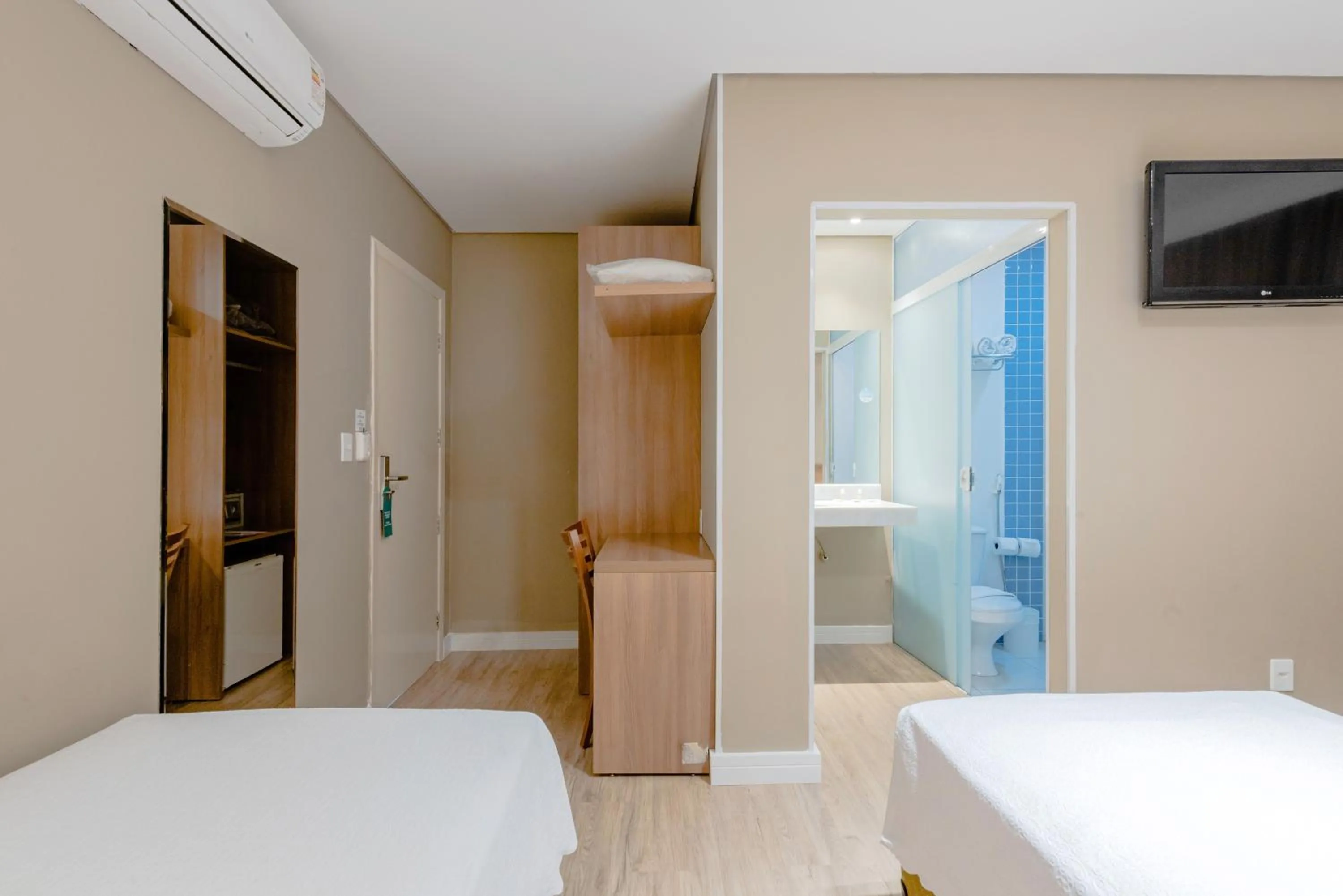 Bedroom, Bed in Araçatuba Plaza Hotel