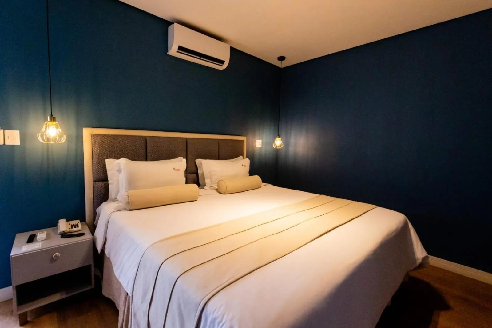 Bed in Araçatuba Plaza Hotel