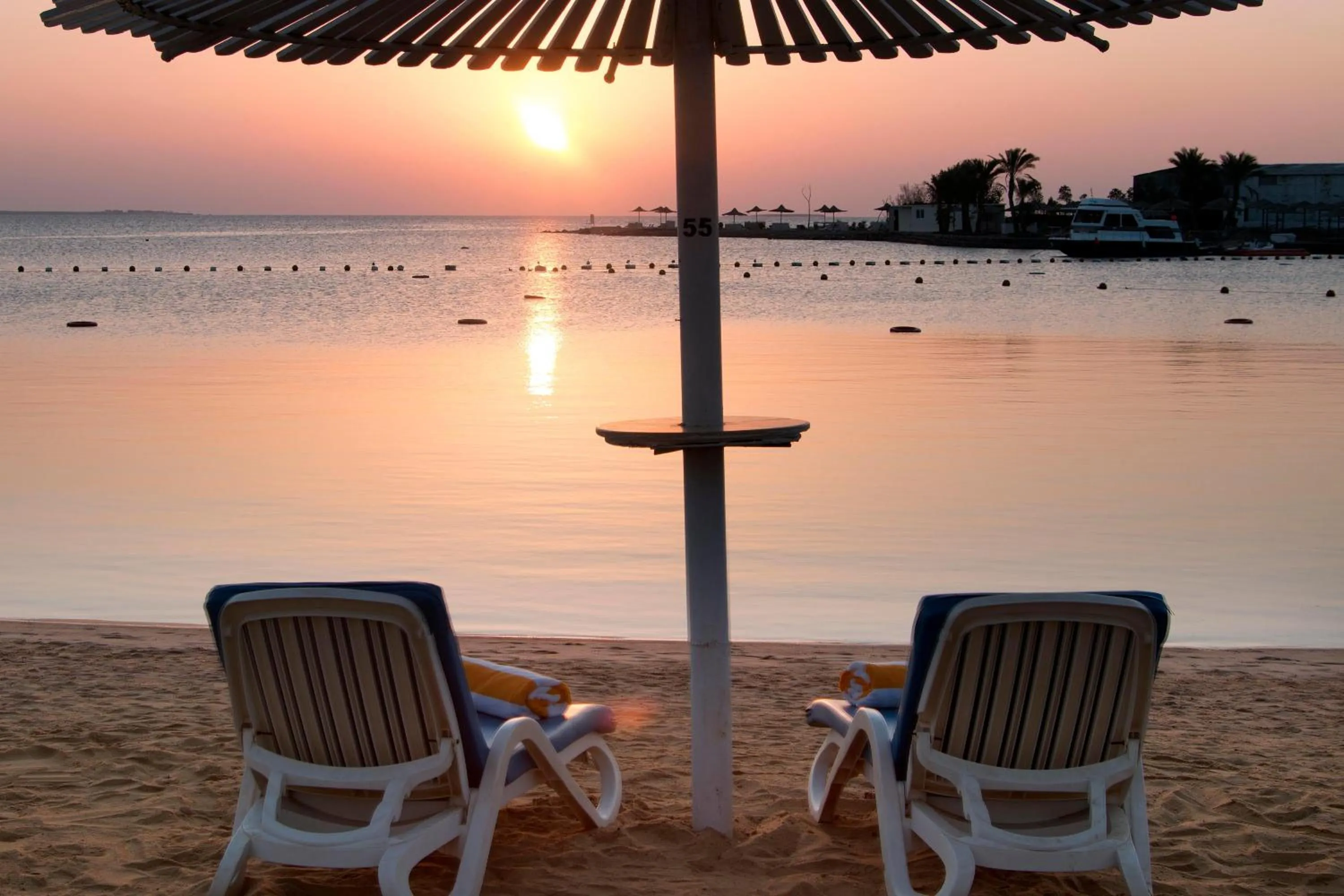 Beach in Swiss Inn Resort Hurghada