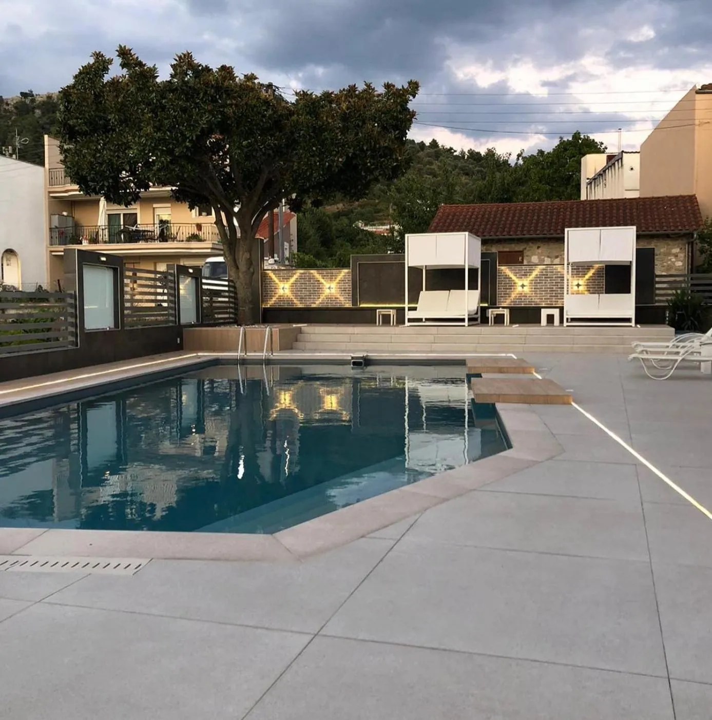 Swimming pool in Galaxy City Hotel