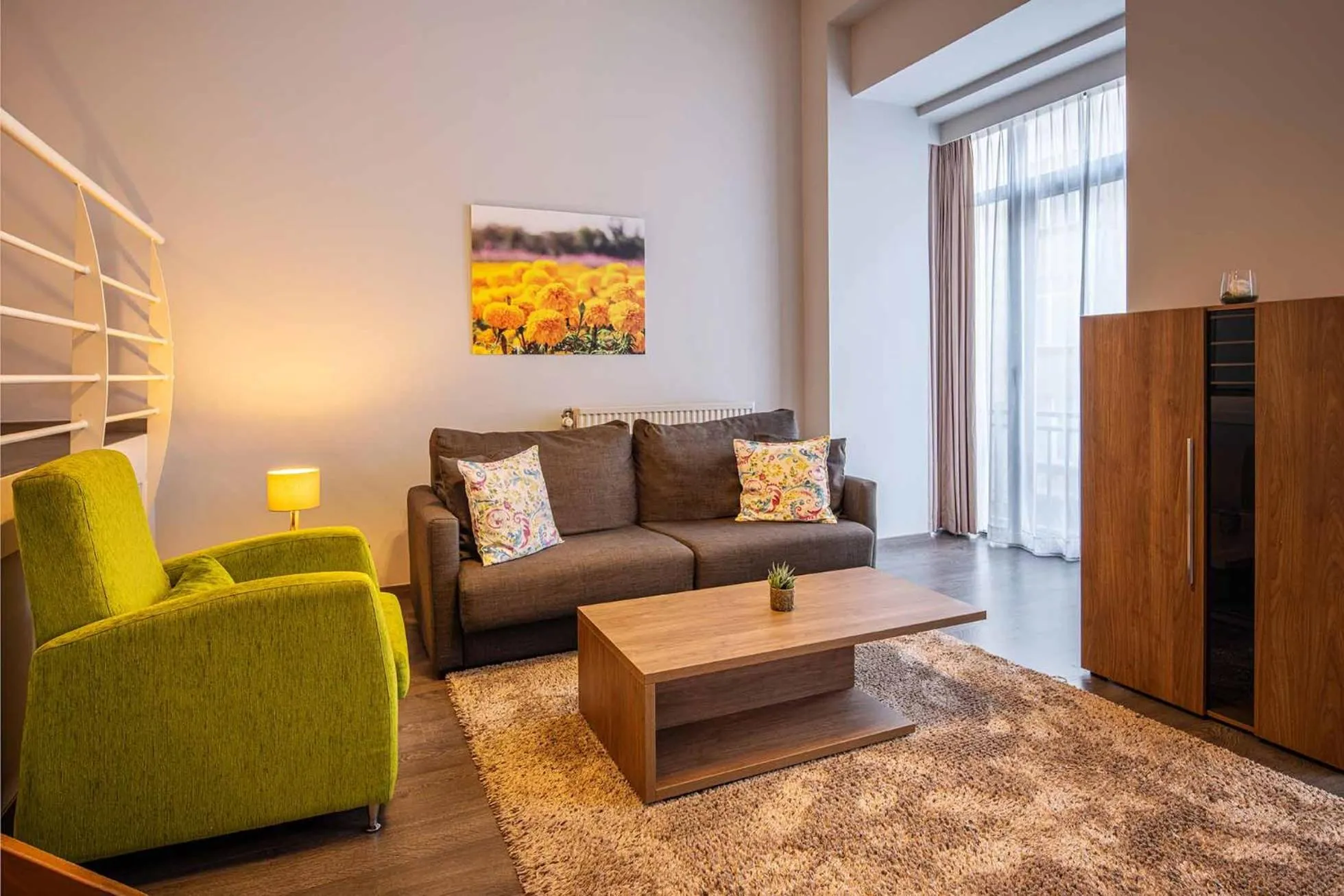 Living room in Thon Residence Florence Aparthotel