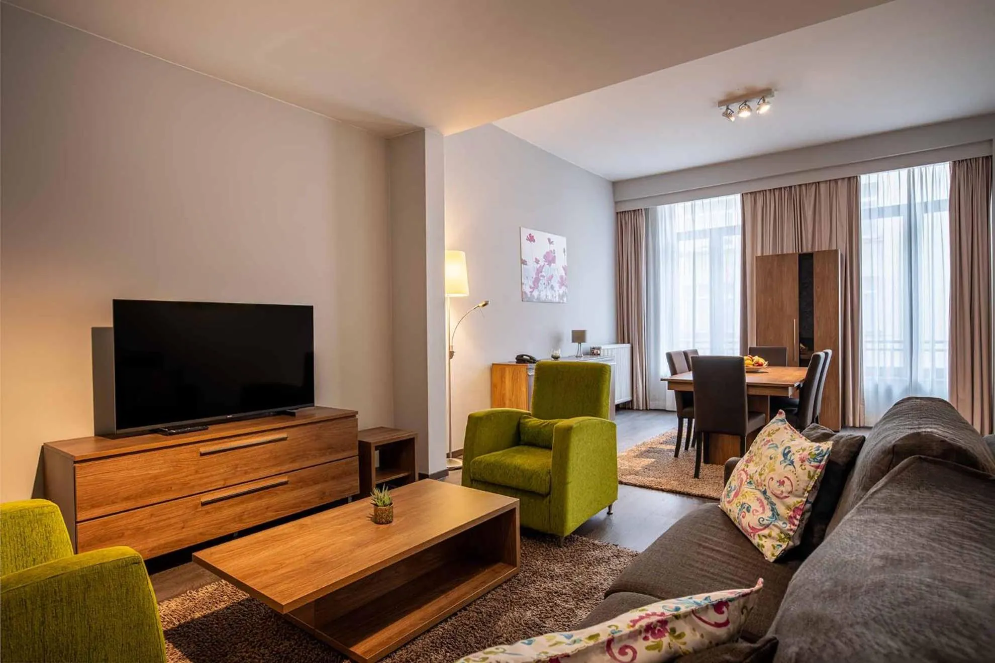 Seating area in Thon Residence Florence Aparthotel