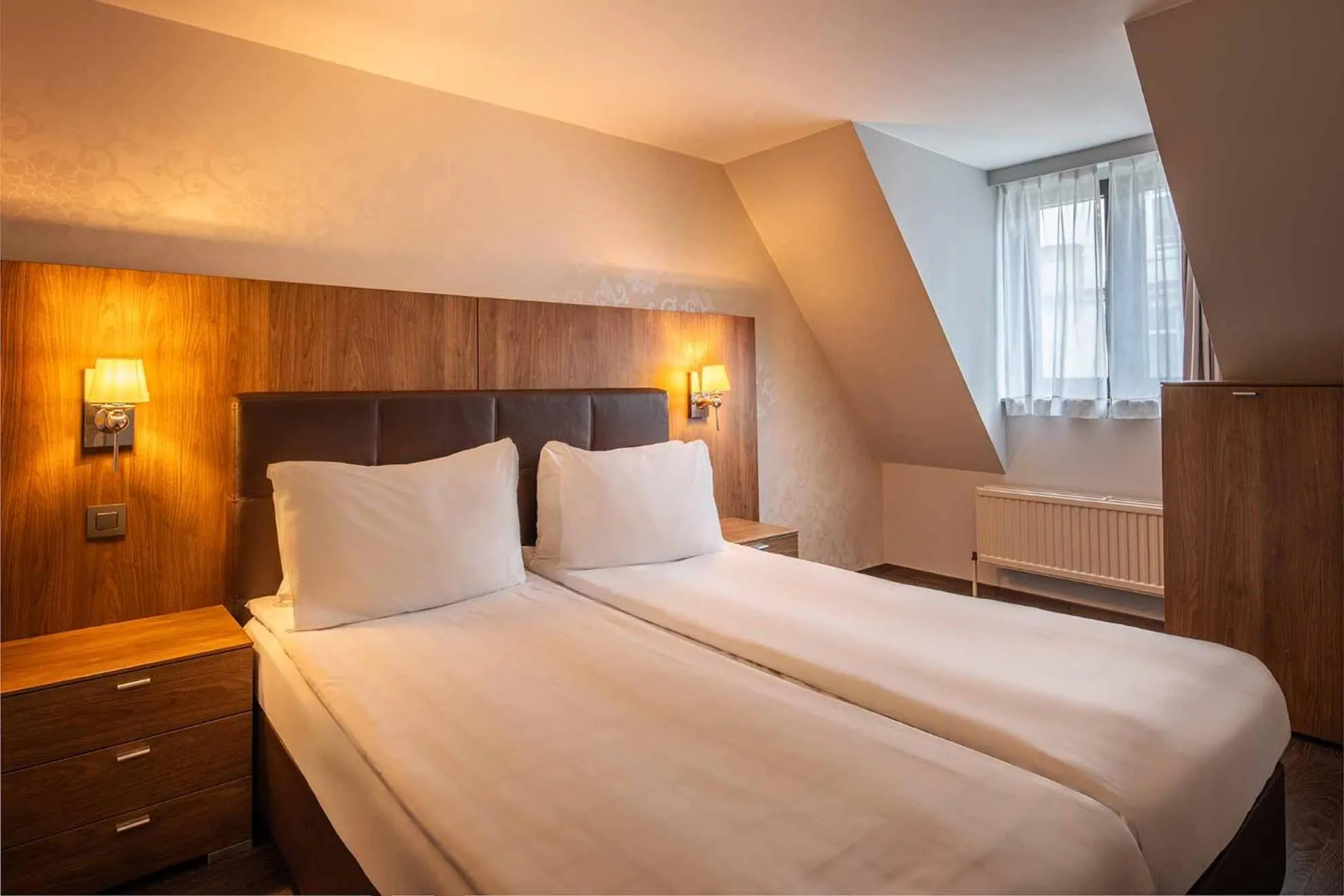 Bed in Thon Residence Florence Aparthotel