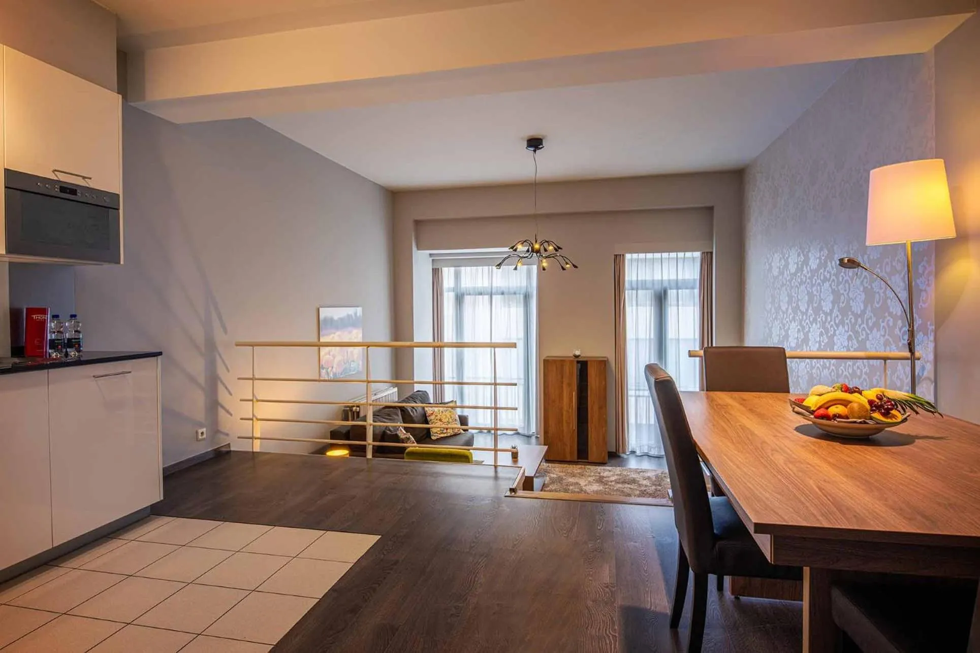 Kitchen or kitchenette in Thon Residence Florence Aparthotel