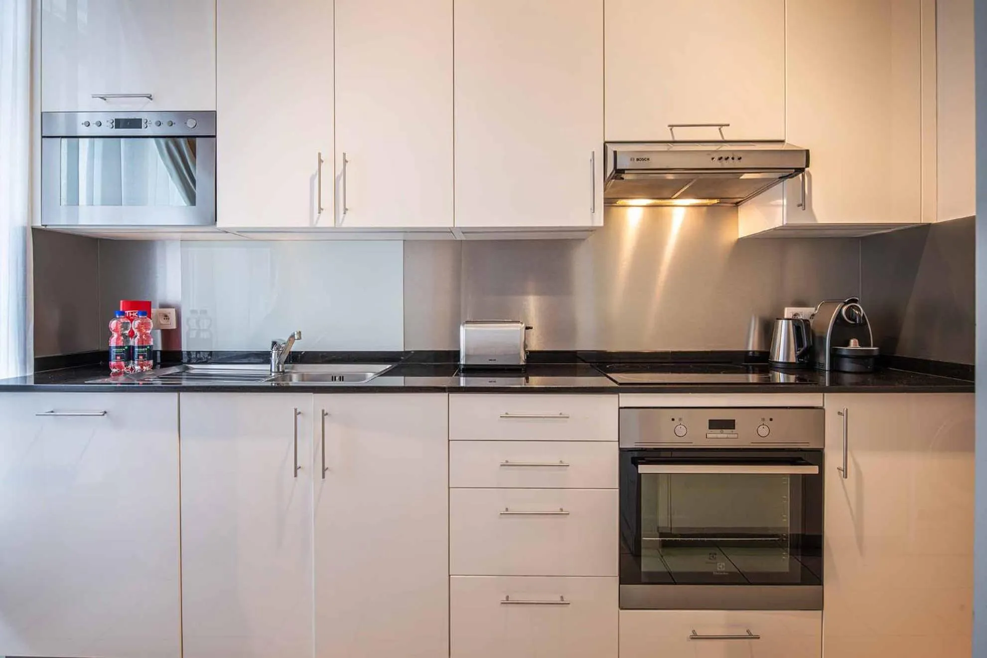 Kitchen or kitchenette in Thon Residence Florence Aparthotel